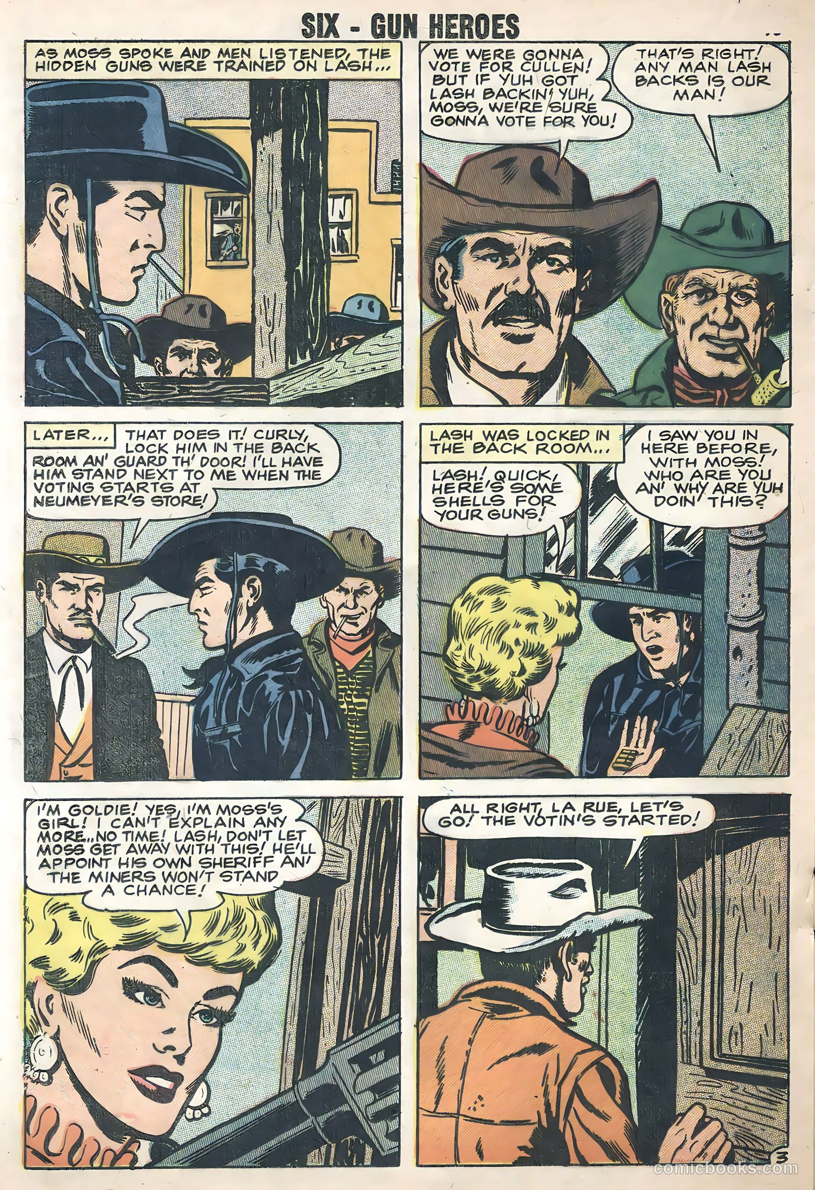 Six-Gun Heroes #50 (1959) — page 19 of 35