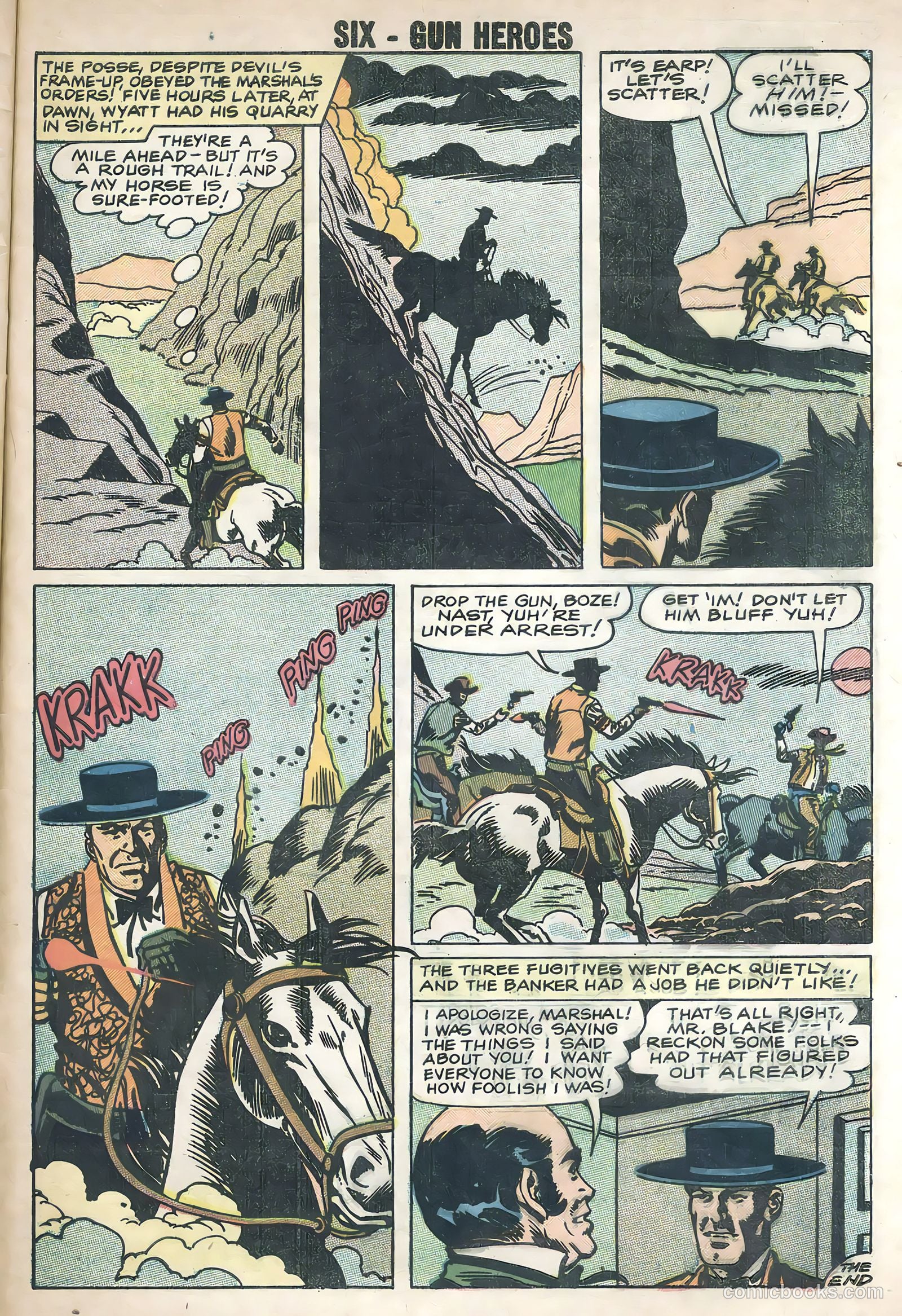 Six-Gun Heroes #50 (1959) — page 32 of 35