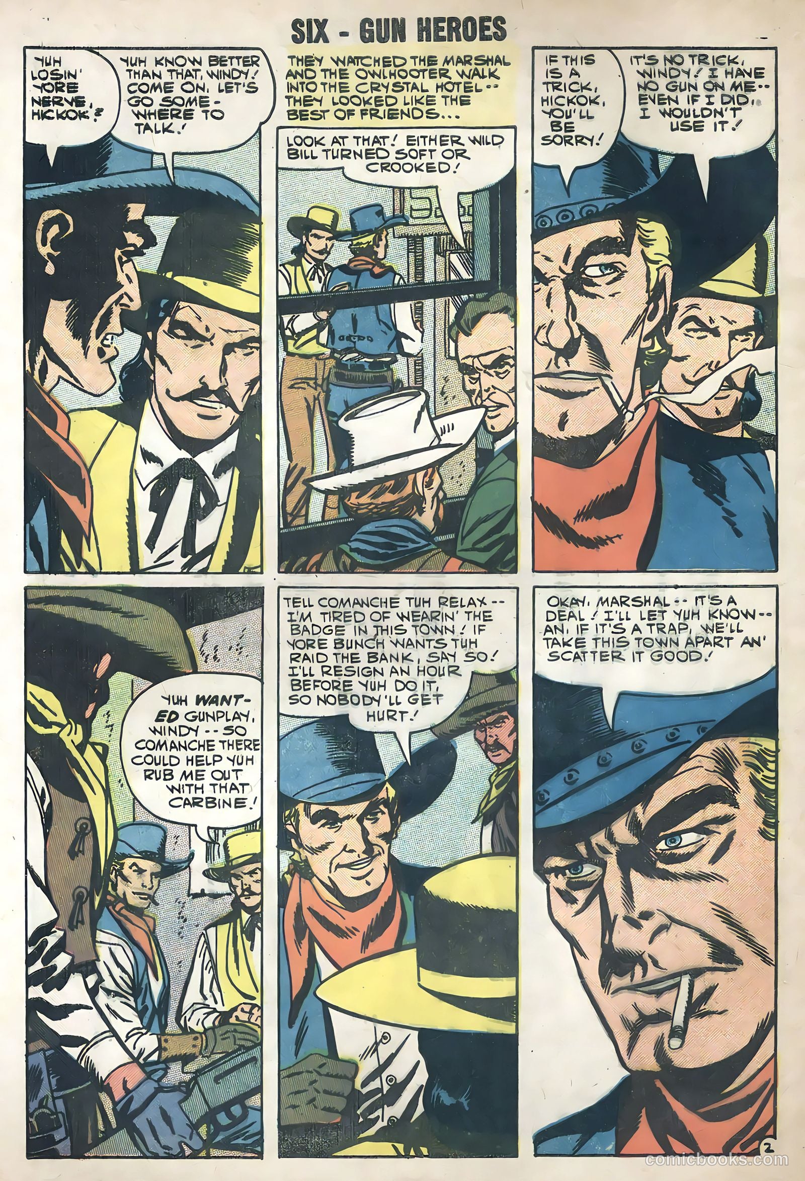 Six-Gun Heroes #50 (1951) — page 4 of 35