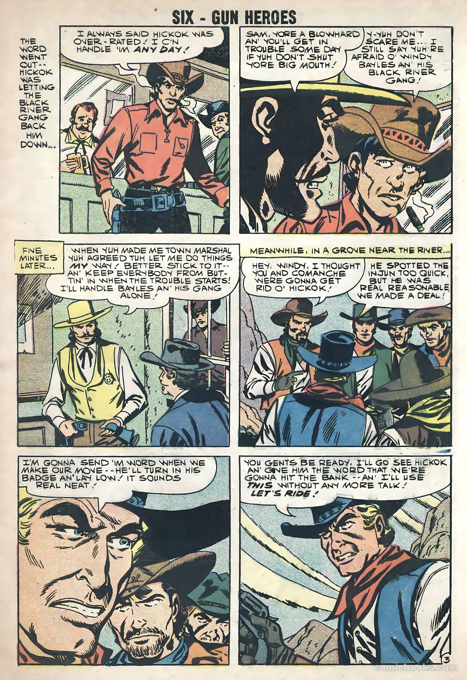 Six-Gun Heroes #50 (1951) — page 5 of 35