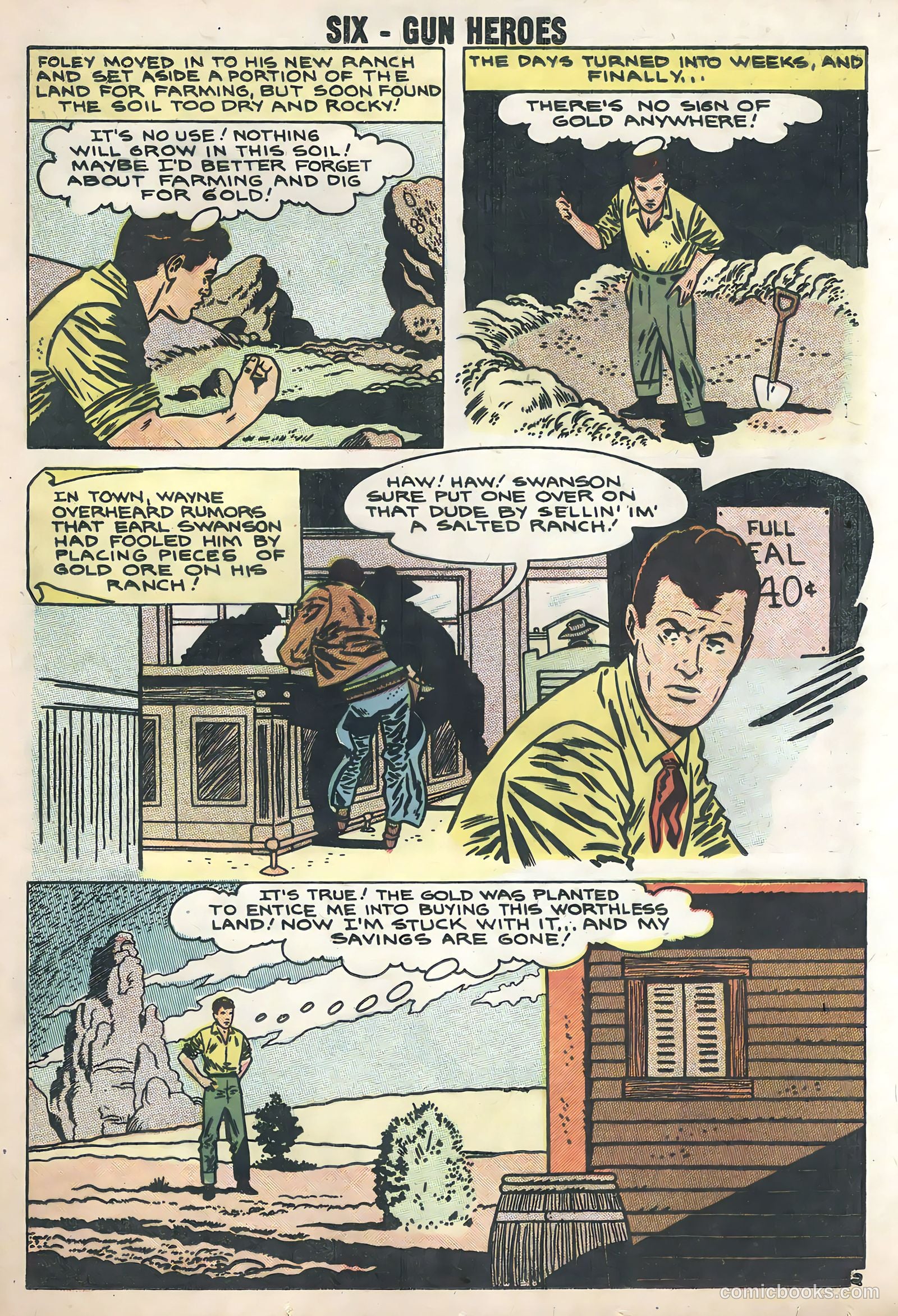Six-Gun Heroes #50 (1951) — page 24 of 35