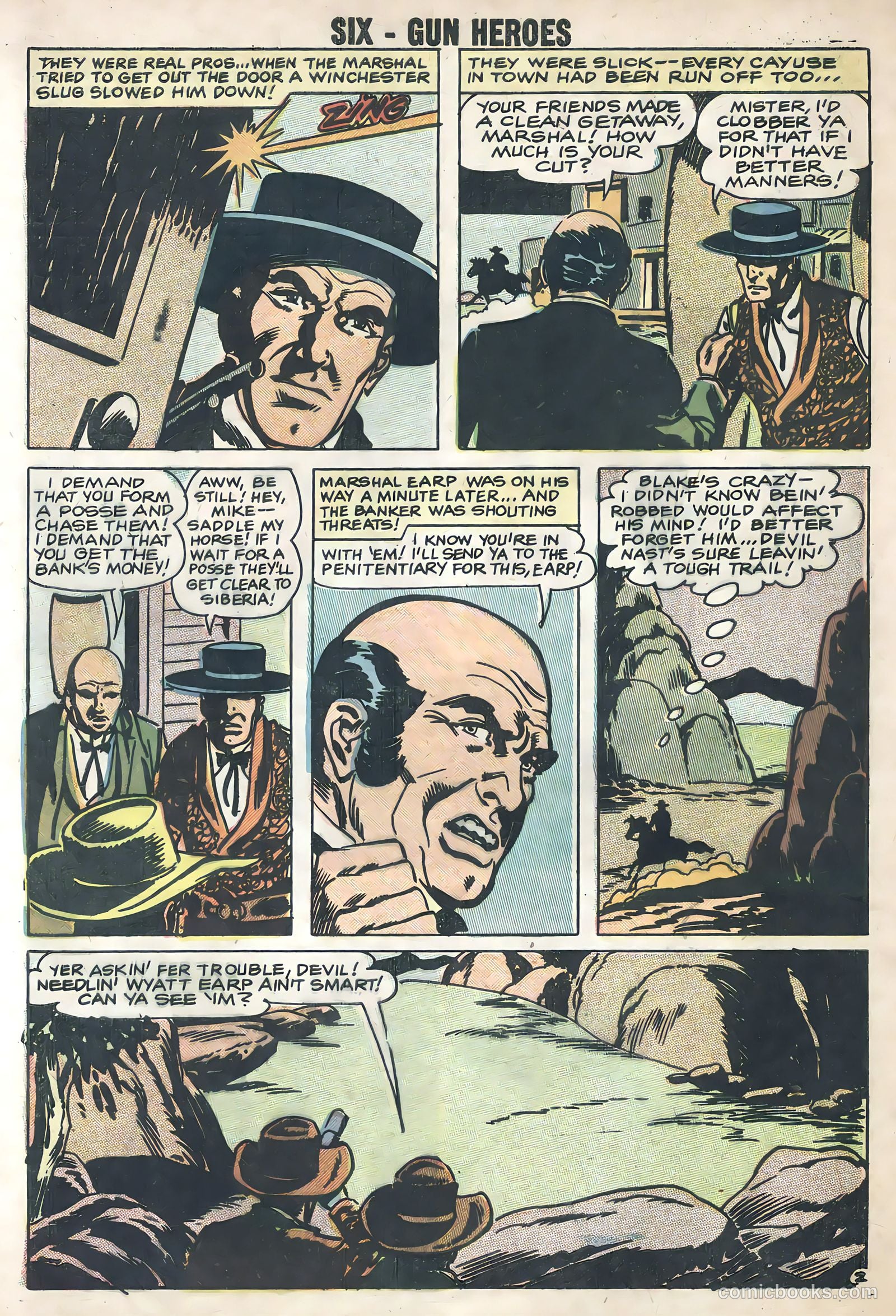 Six-Gun Heroes #50 (1951) — page 27 of 35