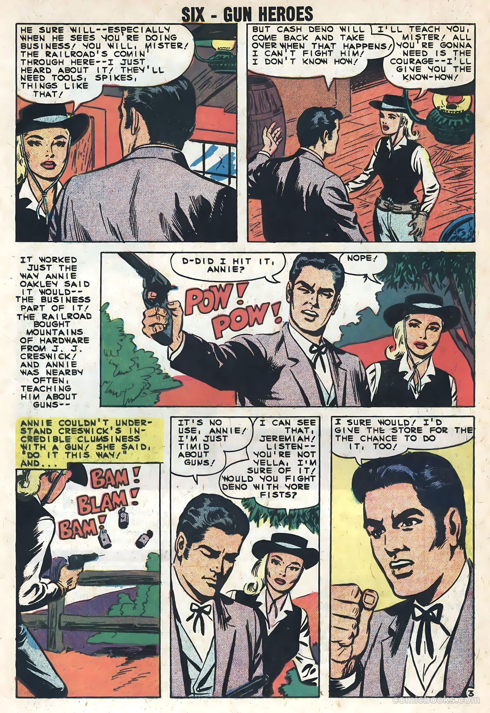 Six-Gun Heroes #51 (1959) — page 16 of 36