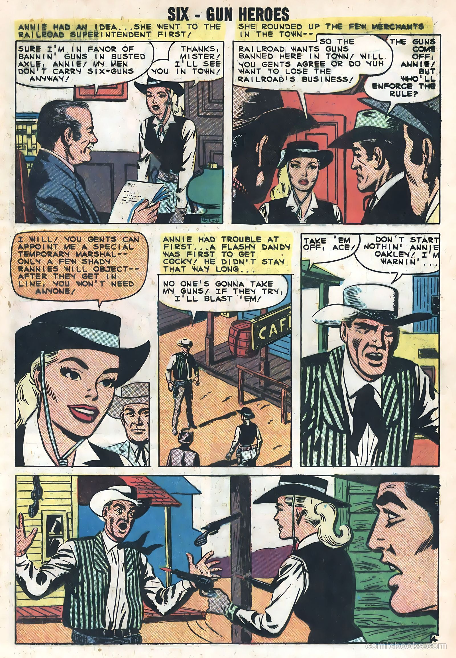 Six-Gun Heroes #51 (1959) — page 17 of 36