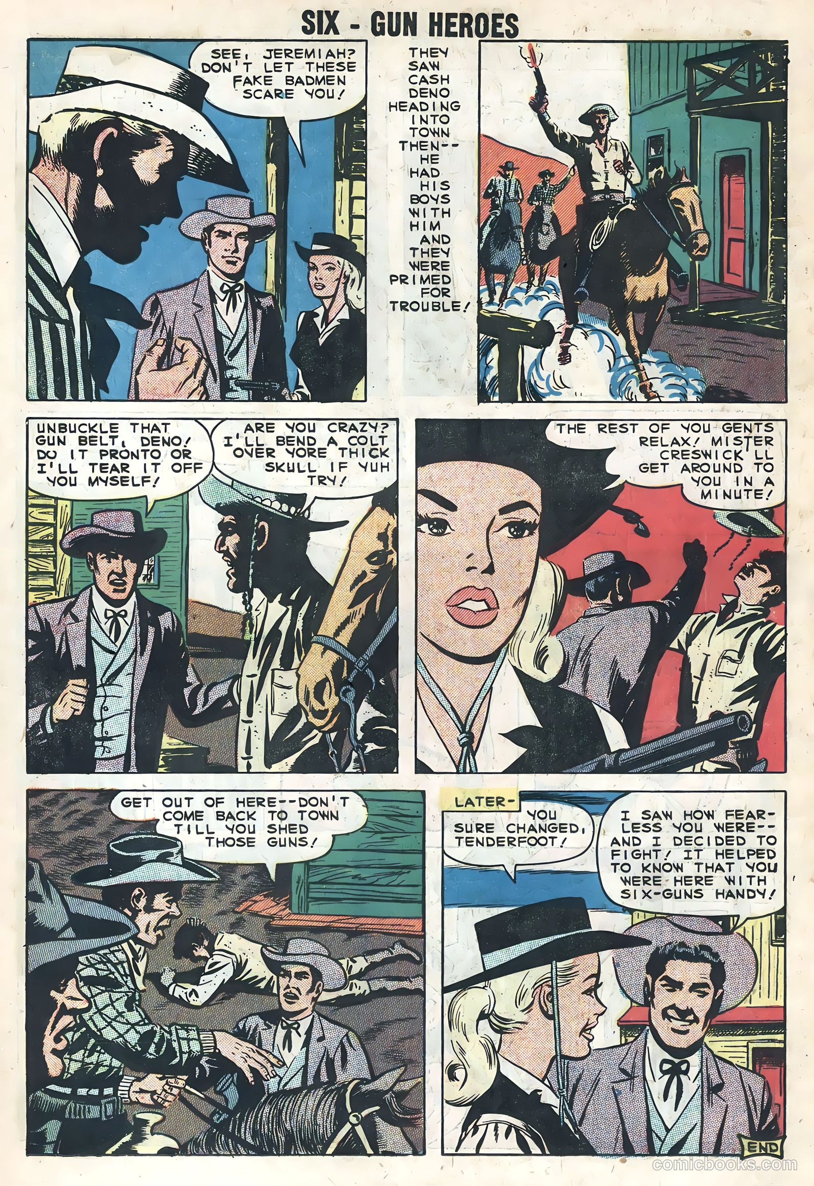 Six-Gun Heroes #51 (1959) — page 18 of 36