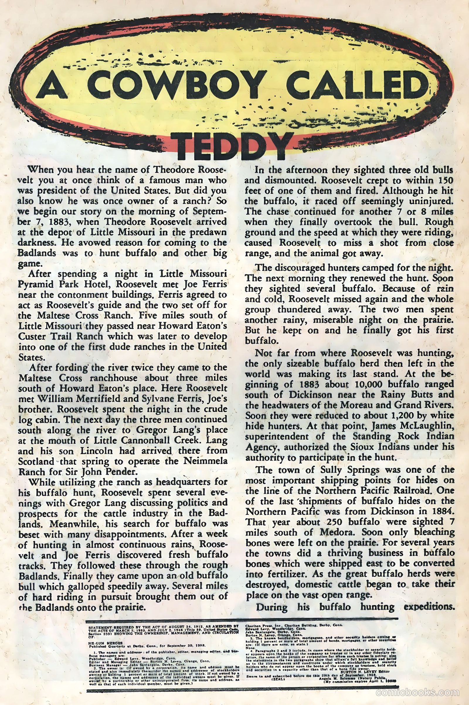 Six-Gun Heroes #51 (1959) — page 20 of 36