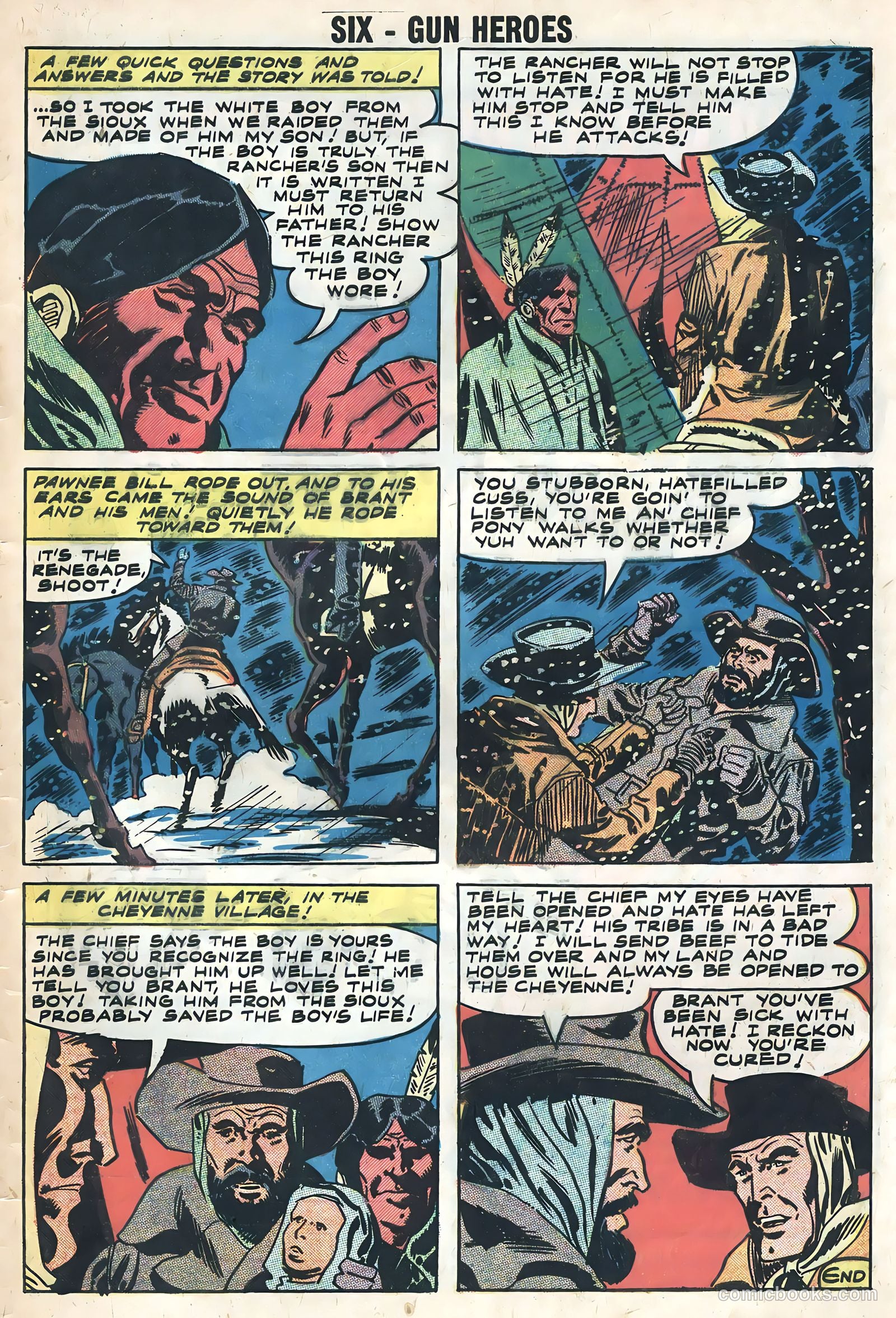 Six-Gun Heroes #51 (1959) — page 33 of 36