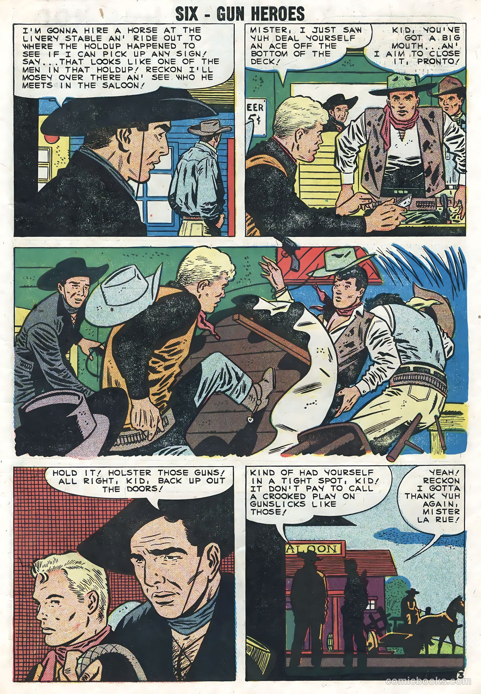 Six-Gun Heroes #52 (1959) — page 7 of 36