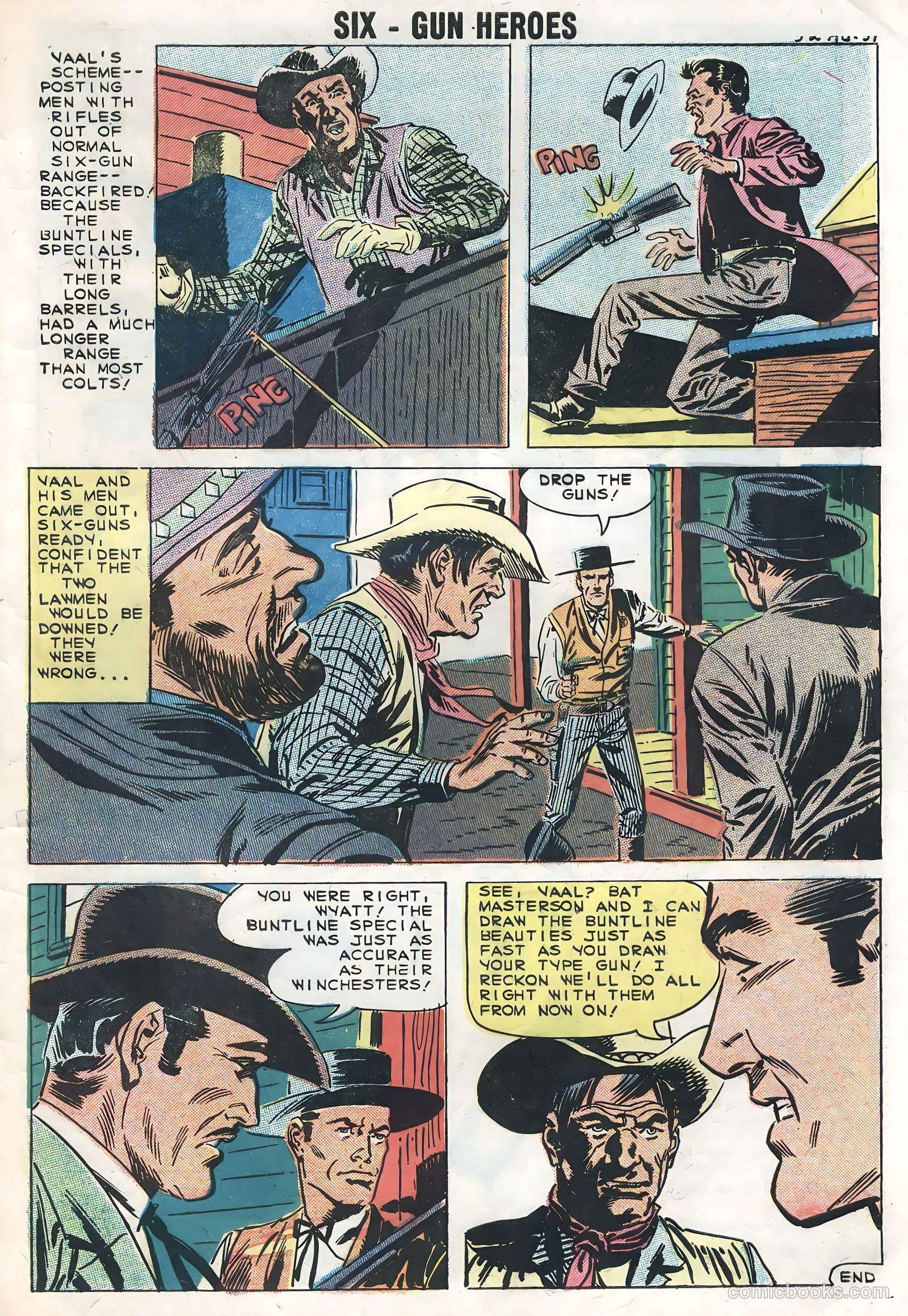 Six-Gun Heroes #52 (1959) — page 33 of 36
