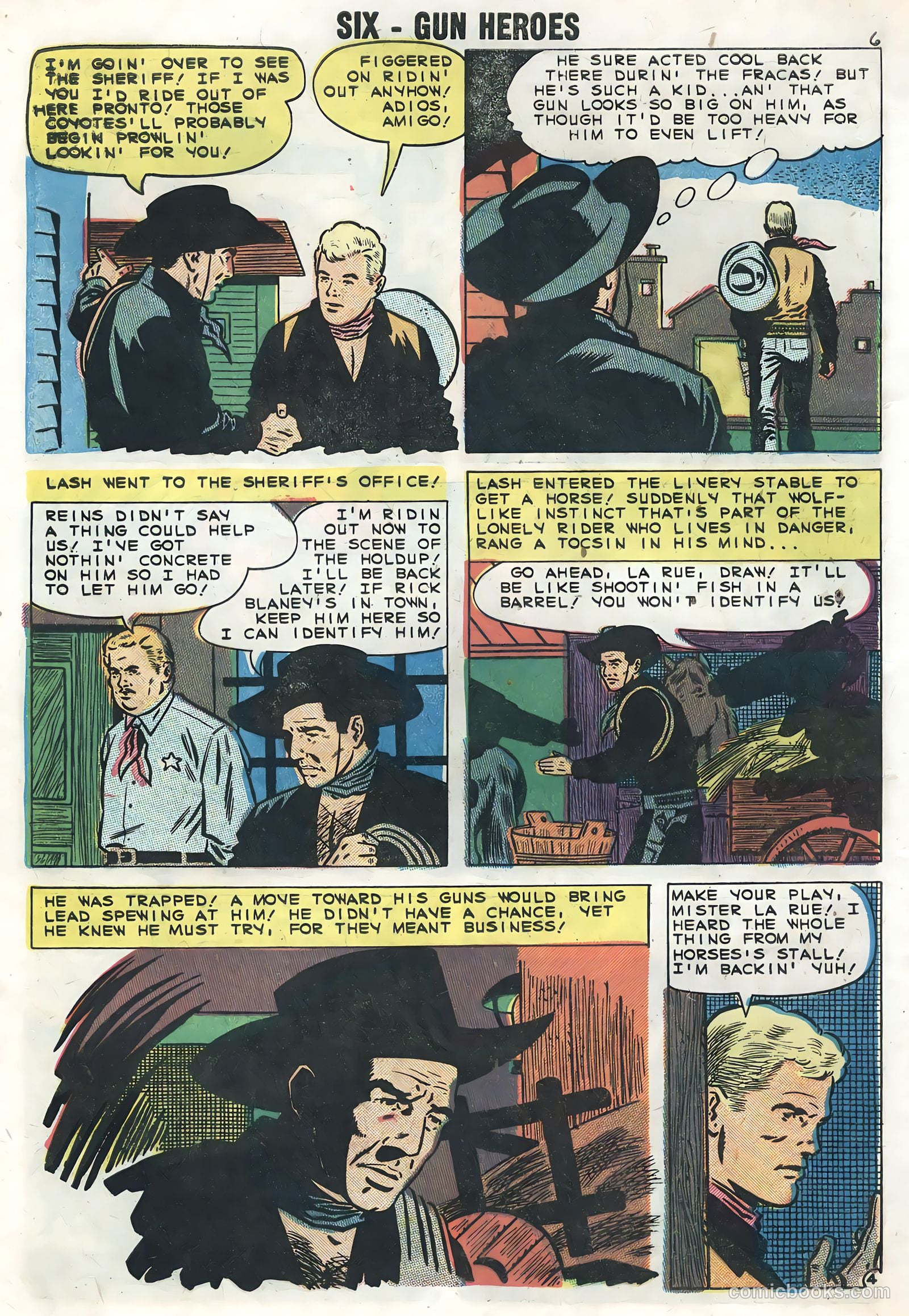 Six-Gun Heroes #52 (1951) — page 8 of 36