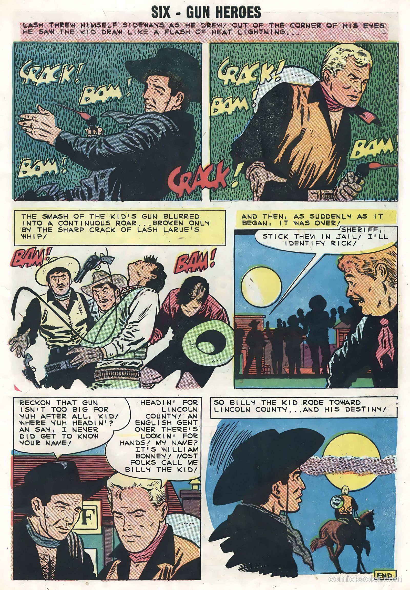 Six-Gun Heroes #52 (1951) — page 9 of 36