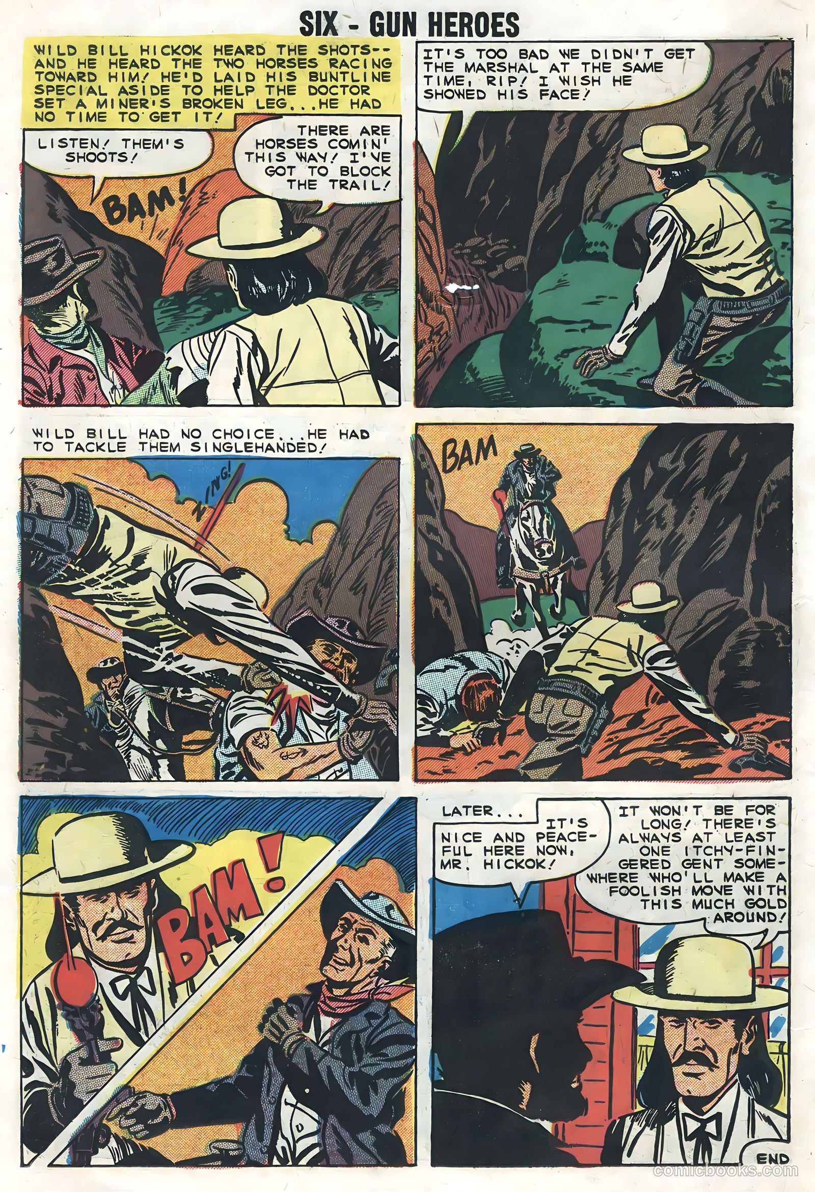 Six-Gun Heroes #52 (1951) — page 18 of 36