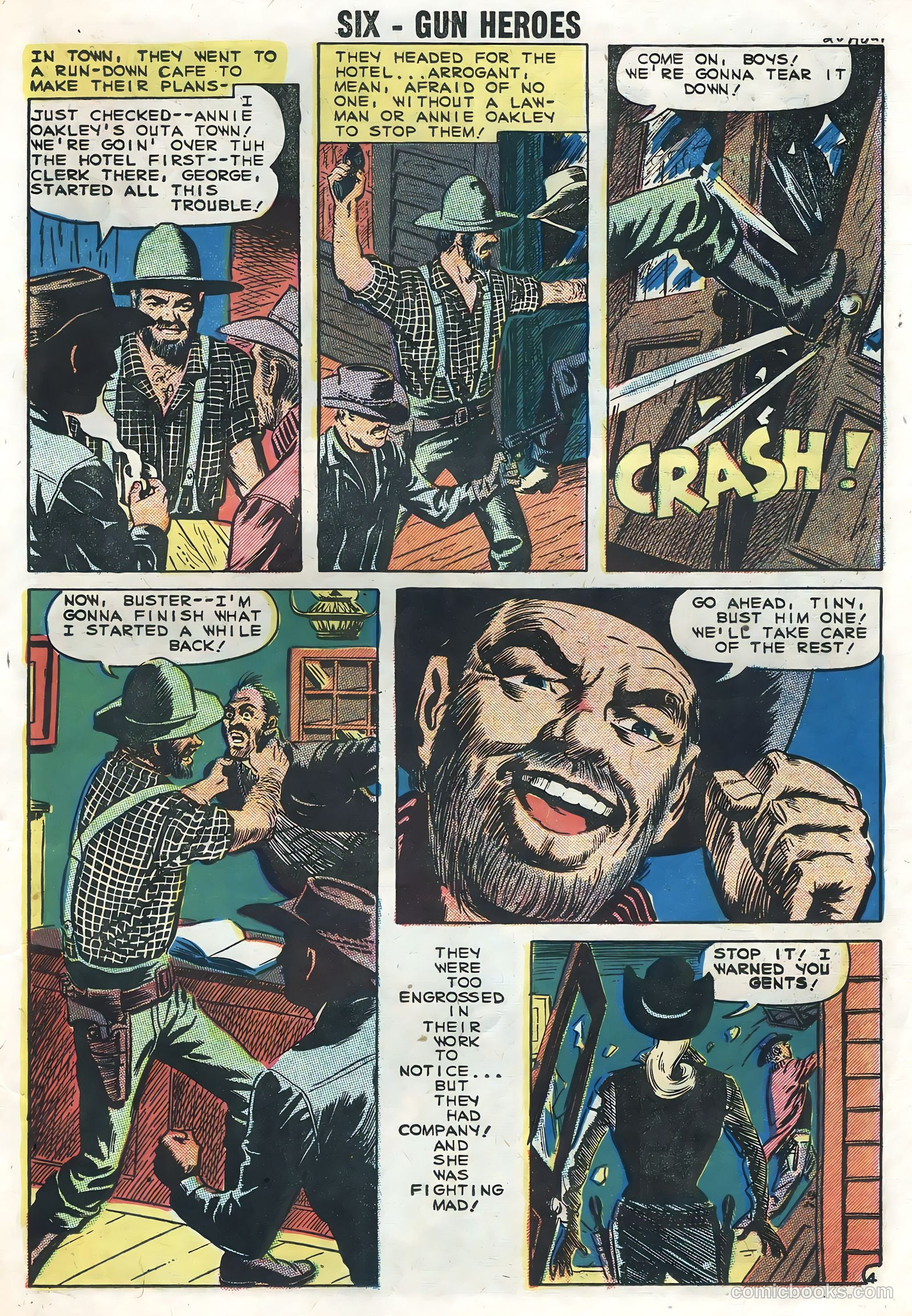 Six-Gun Heroes #52 (1951) — page 23 of 36