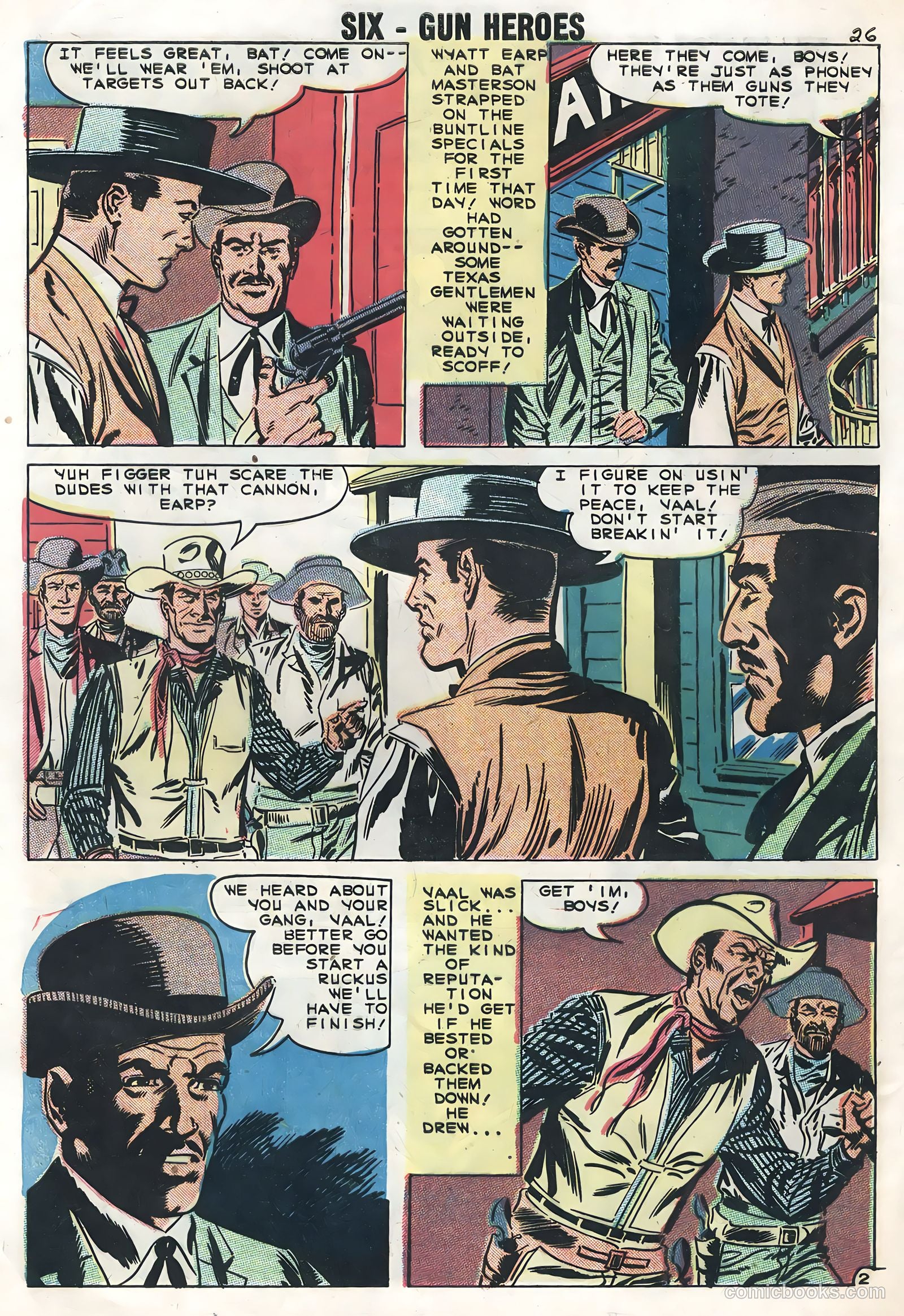 Six-Gun Heroes #52 (1951) — page 28 of 36