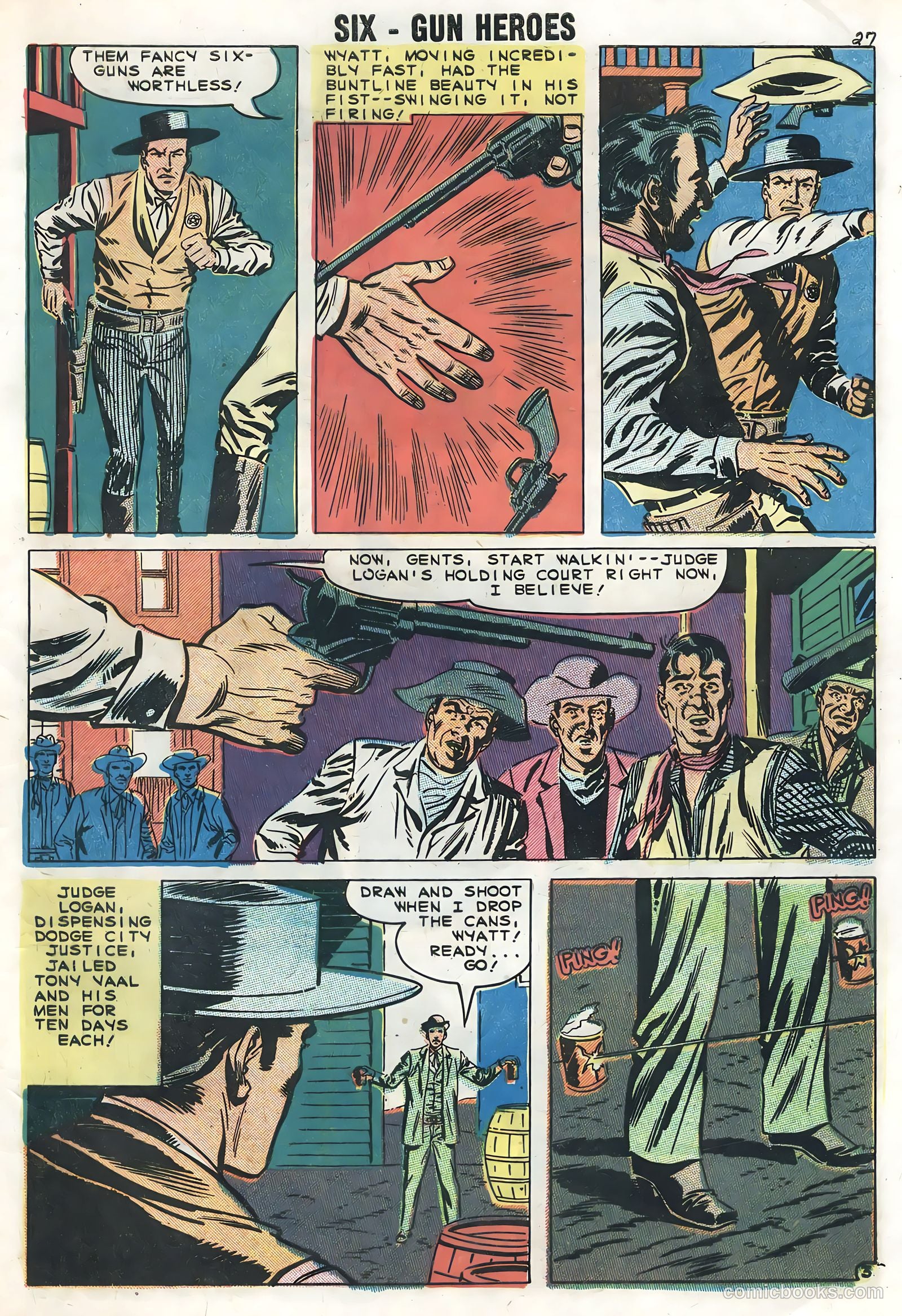Six-Gun Heroes #52 (1951) — page 29 of 36