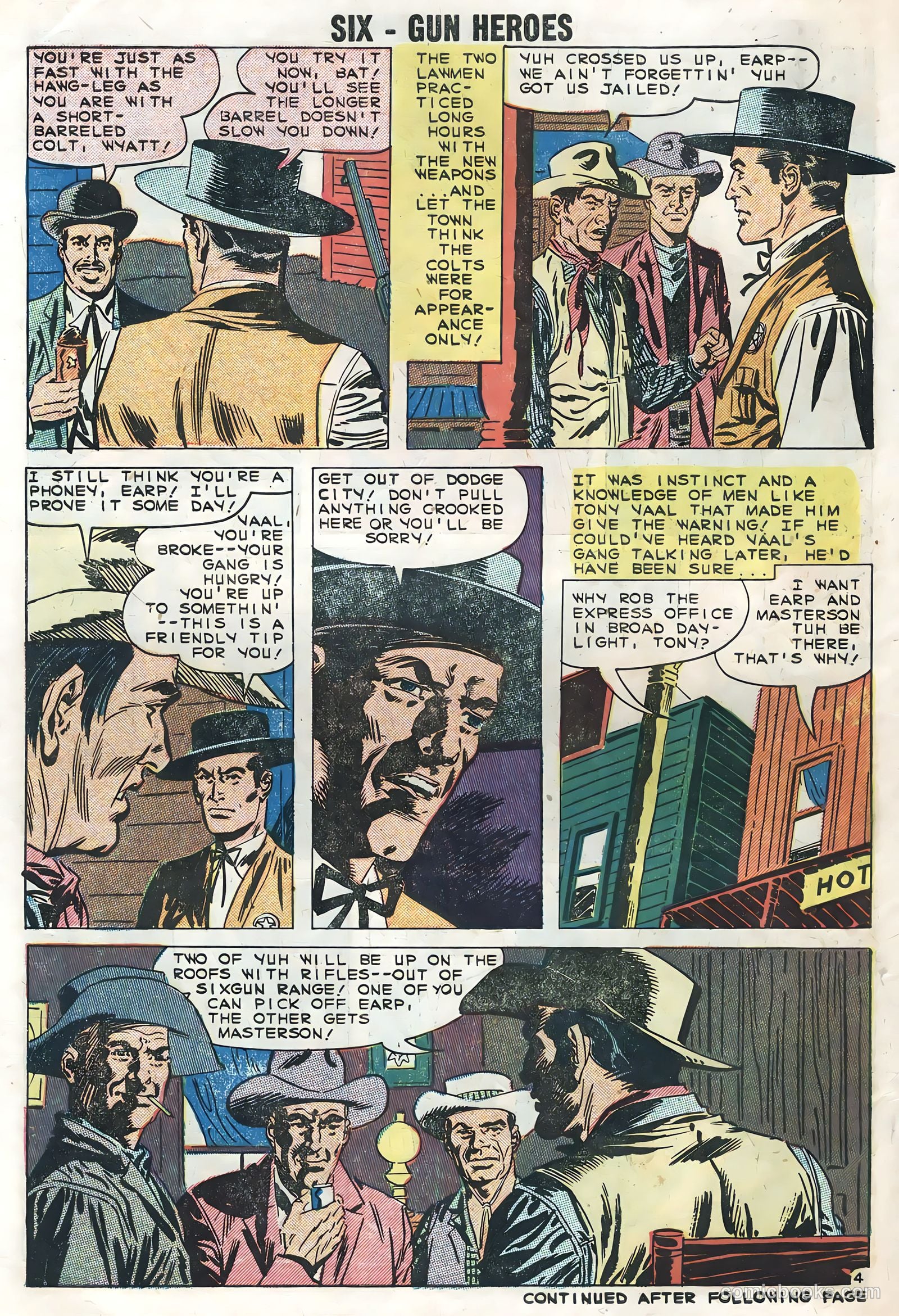 Six-Gun Heroes #52 (1951) — page 30 of 36