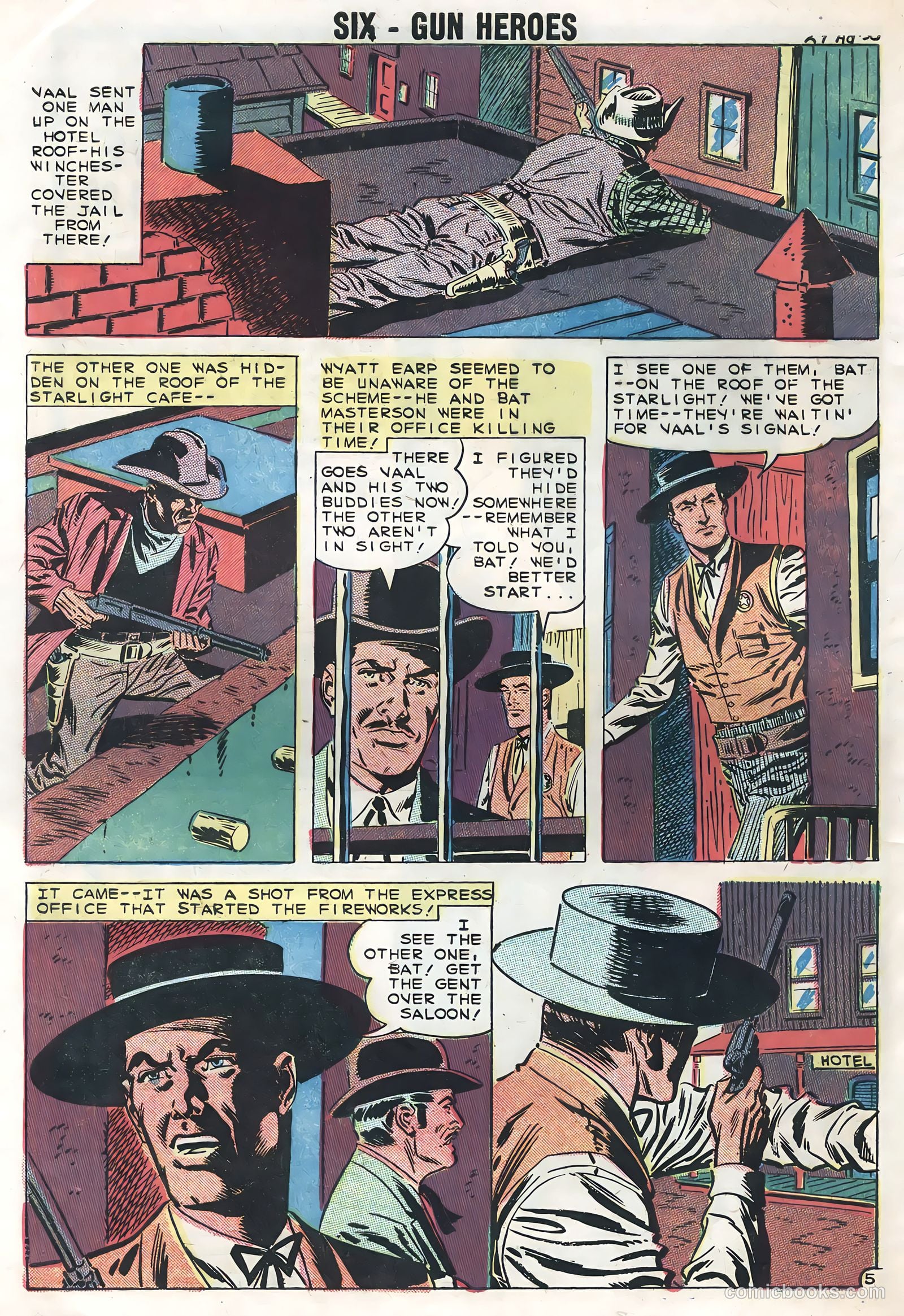 Six-Gun Heroes #52 (1951) — page 32 of 36