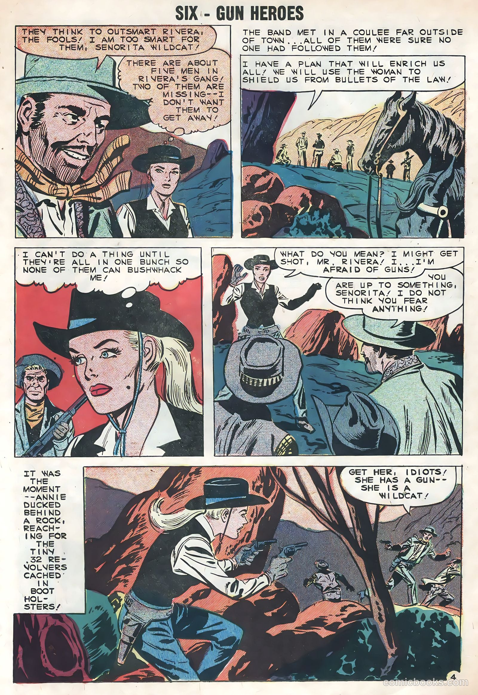Six-Gun Heroes #53 (1959) — page 23 of 36