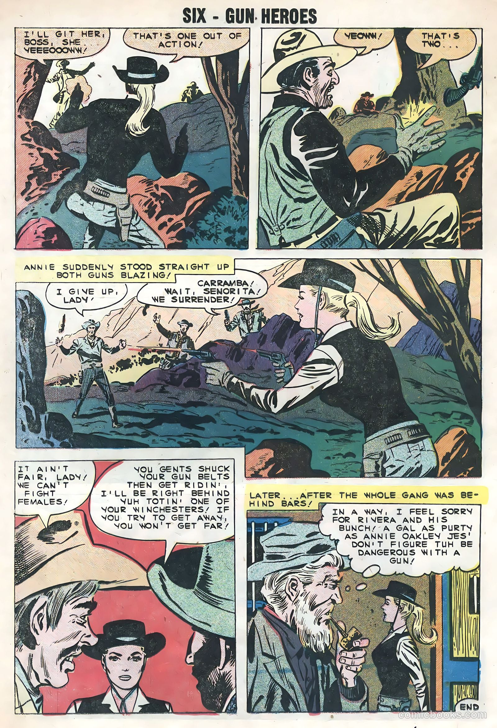 Six-Gun Heroes #53 (1959) — page 24 of 36