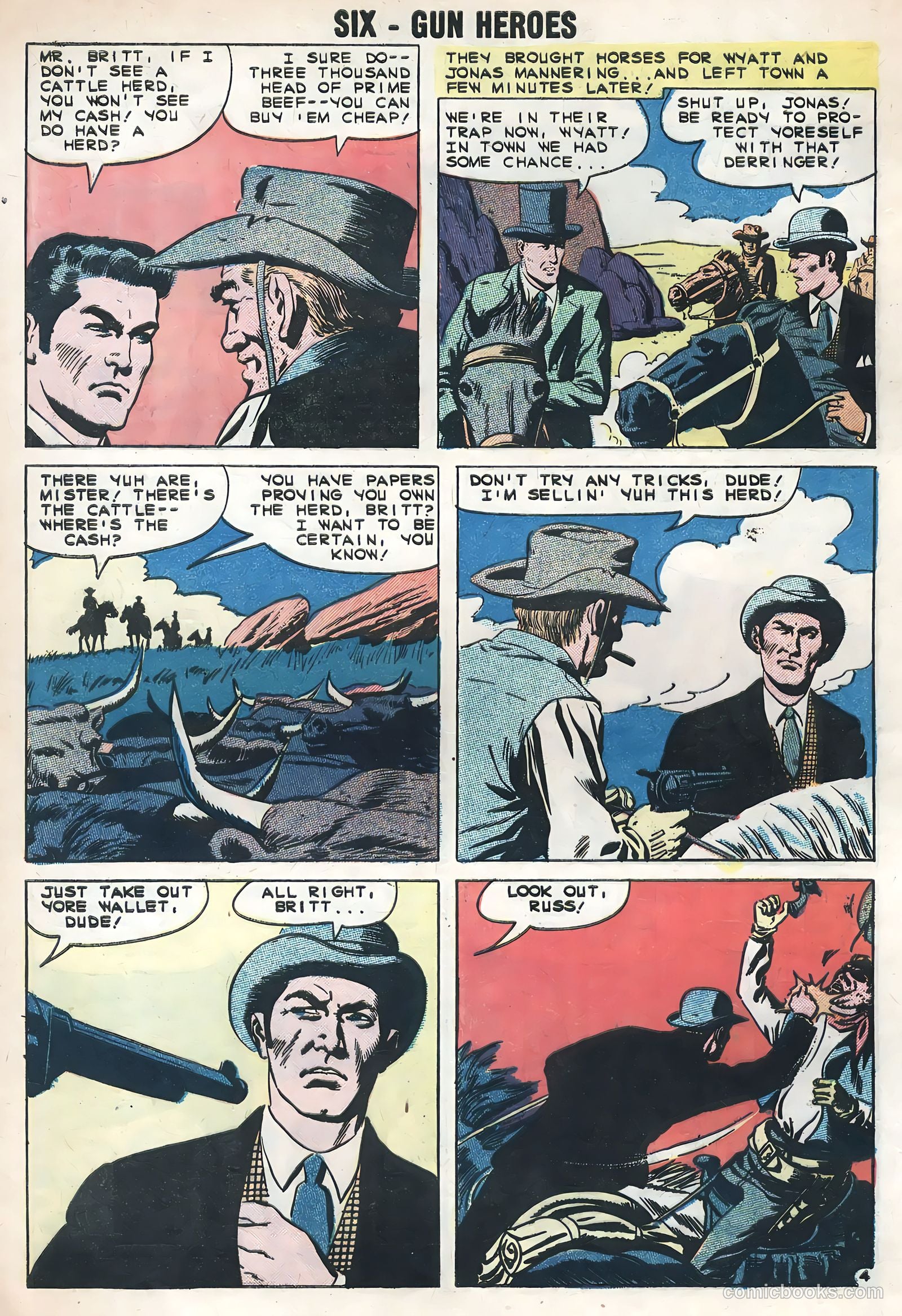 Six-Gun Heroes #53 (1959) — page 28 of 36