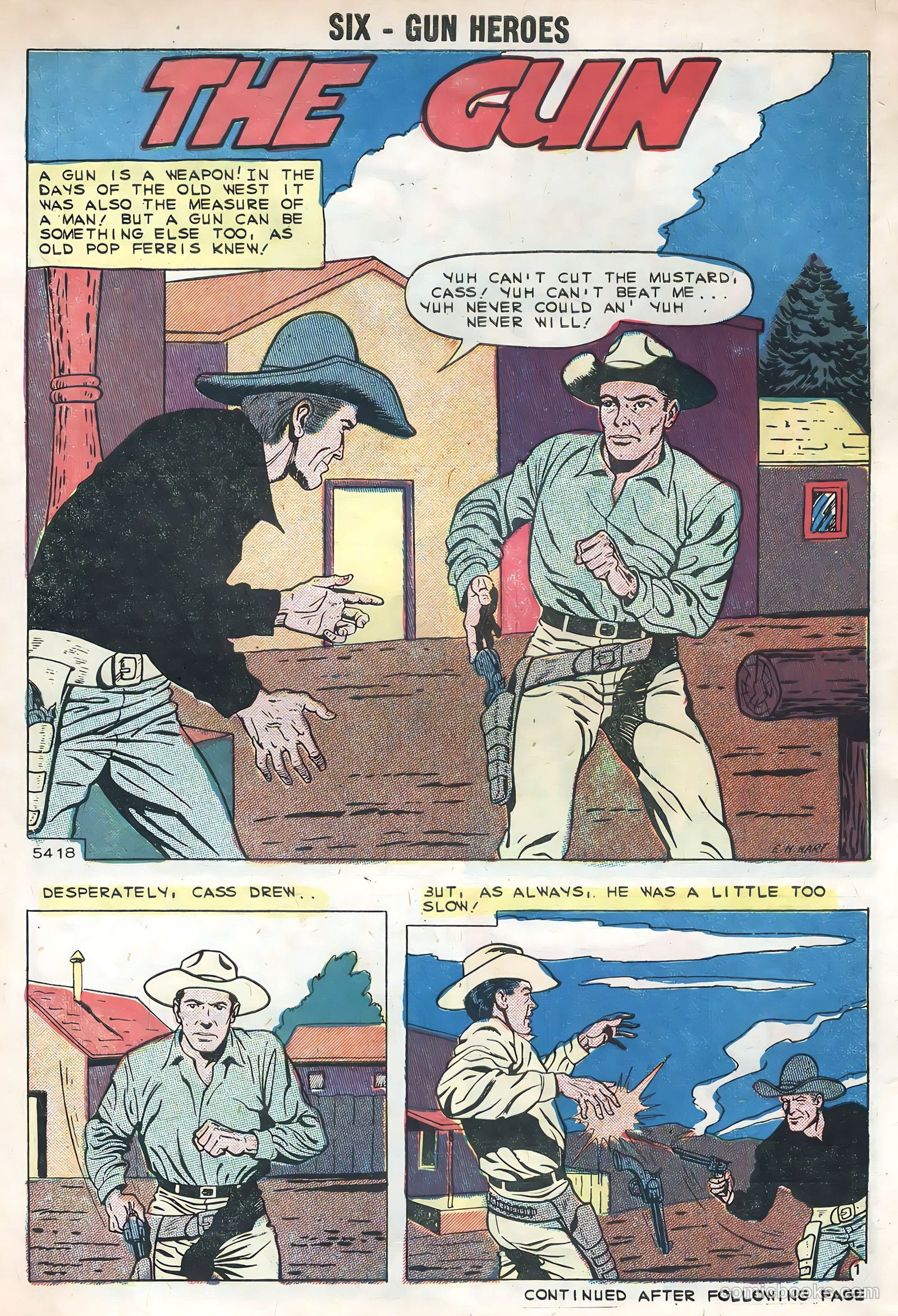 Six-Gun Heroes #53 (1959) — page 30 of 36