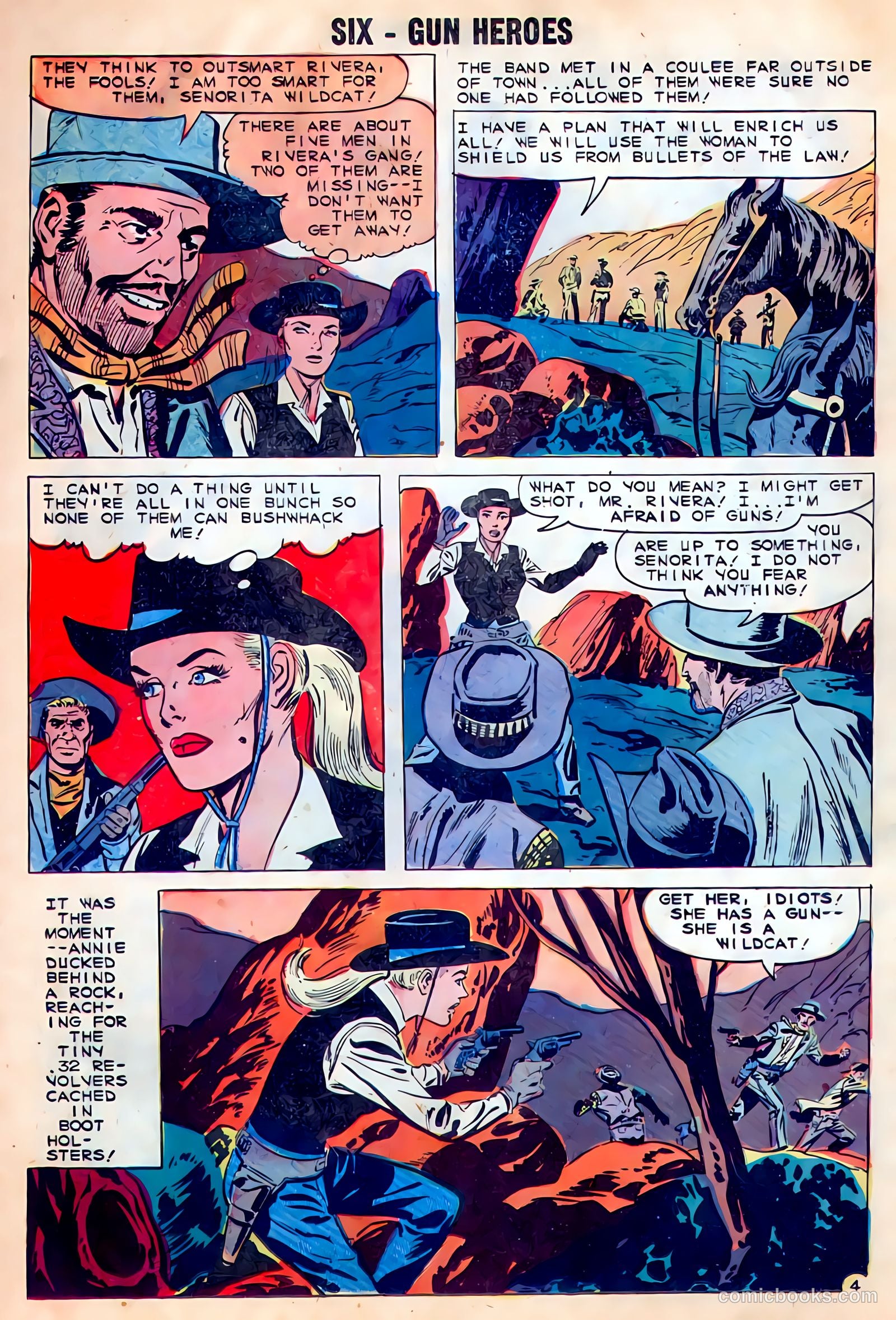 Six-Gun Heroes #53 (1959) — page 23 of 36
