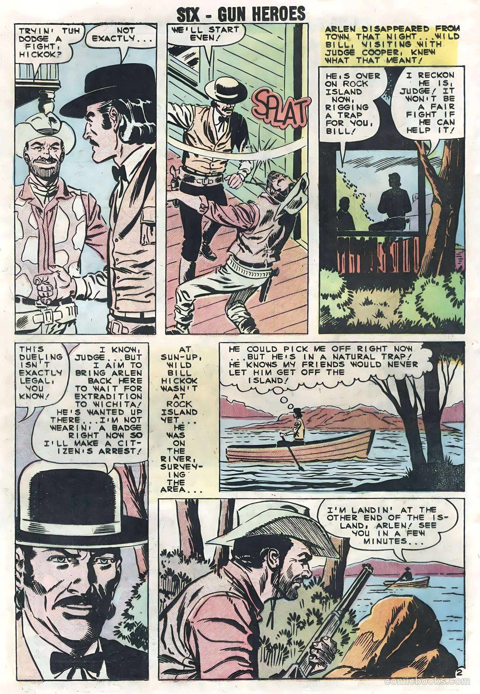 Six-Gun Heroes #54 (1959) — page 20 of 36