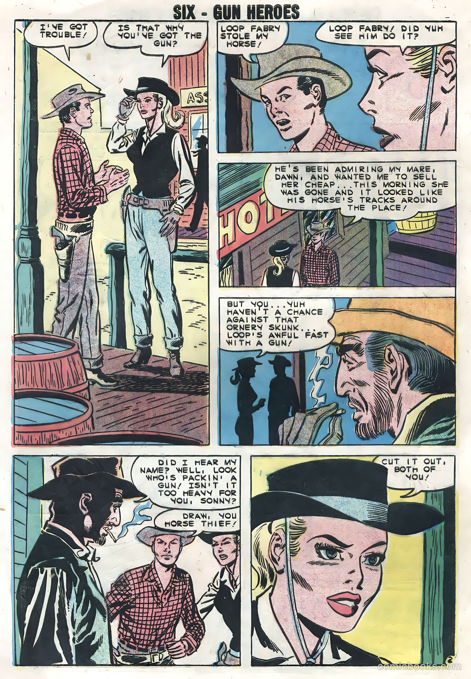 Six-Gun Heroes #54 (1959) — page 28 of 36