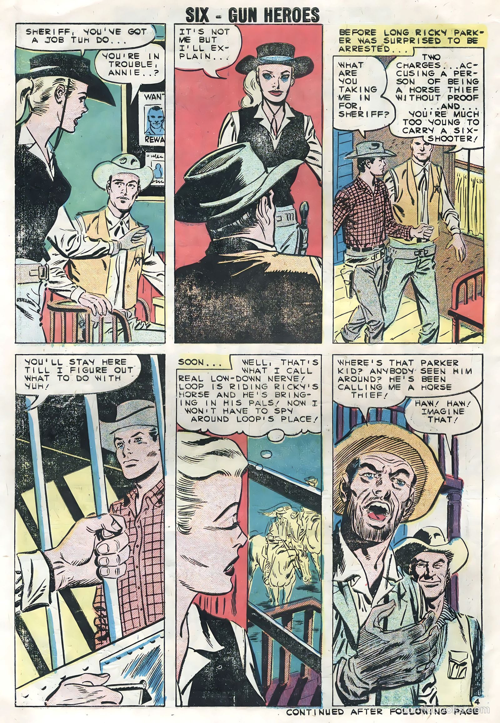 Six-Gun Heroes #54 (1959) — page 30 of 36