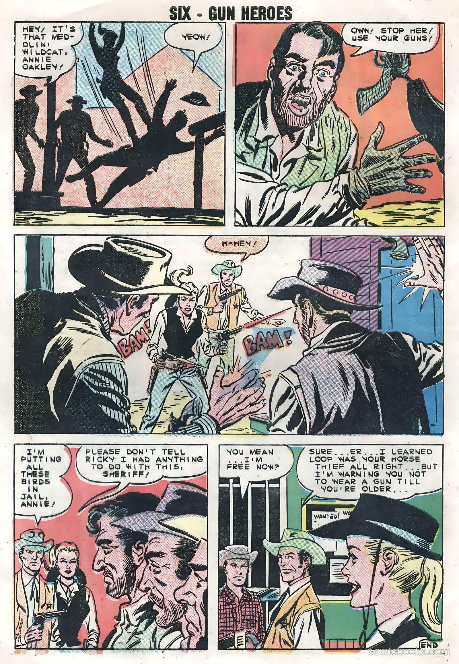 Six-Gun Heroes #54 (1959) — page 32 of 36