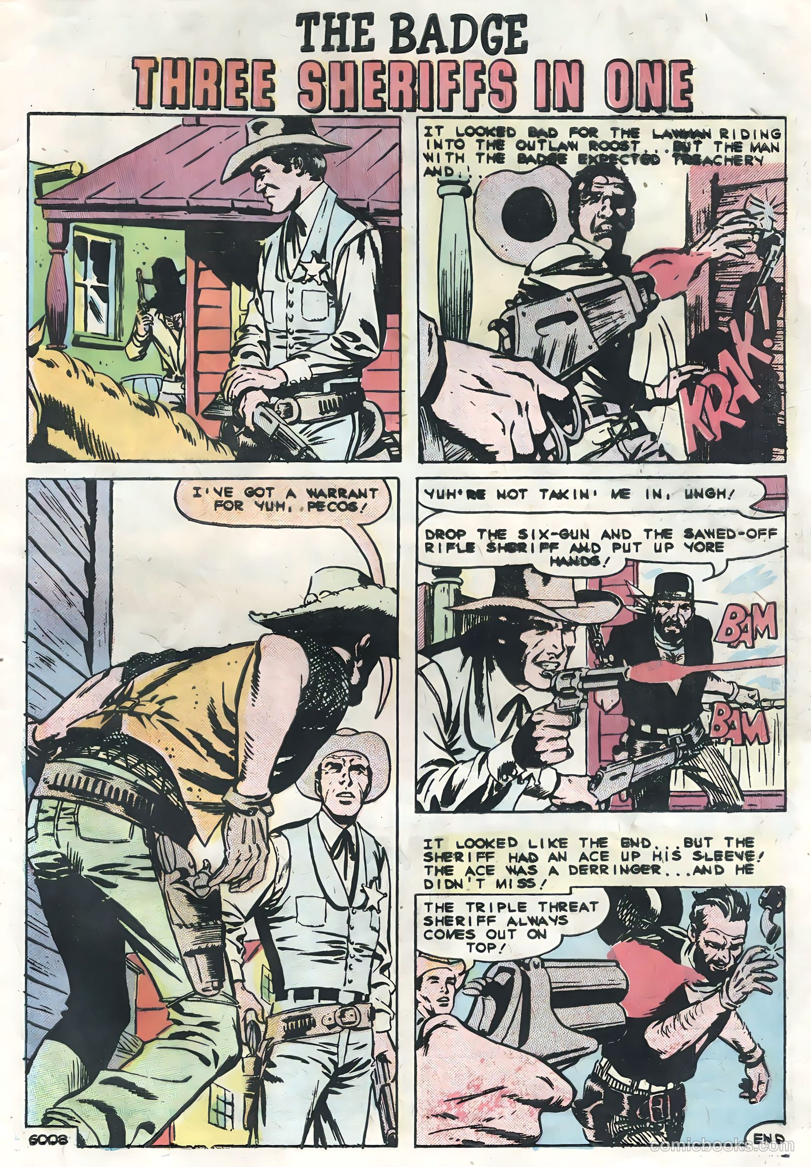 Six-Gun Heroes #54 (1959) — page 33 of 36