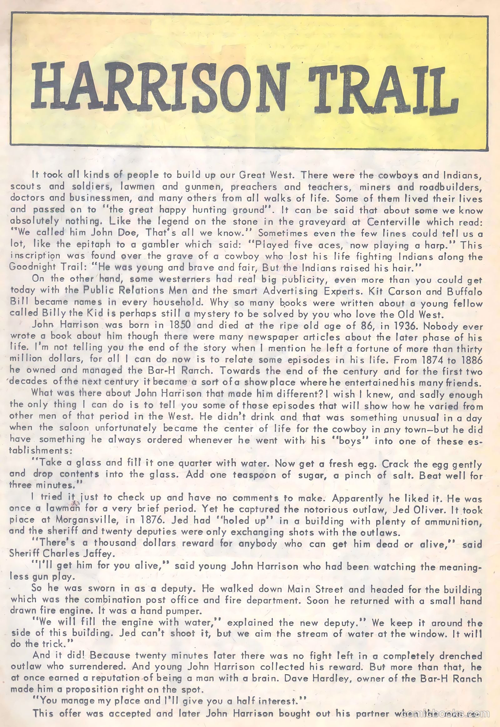 Six-Gun Heroes #58 (1960) — page 20 of 36