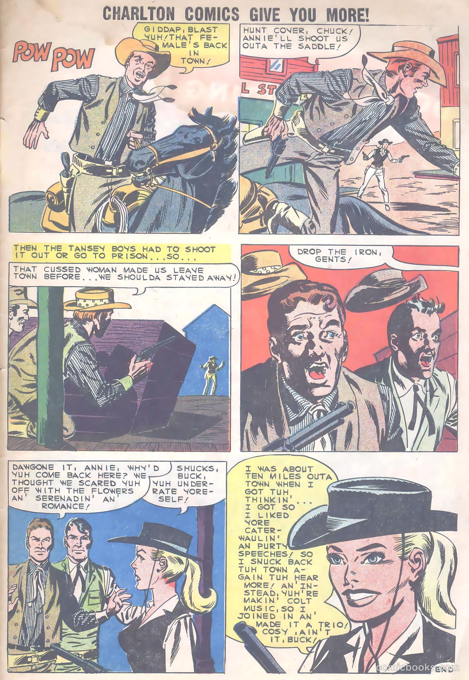 Six-Gun Heroes #58 (1960) — page 33 of 36
