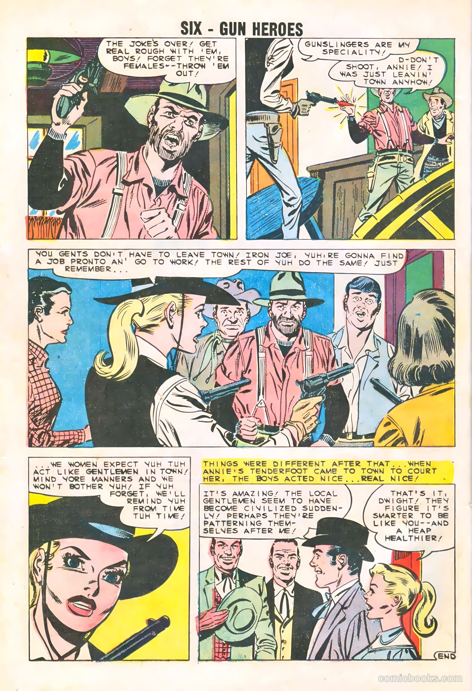 Six-Gun Heroes #59 (1960) — page 16 of 36