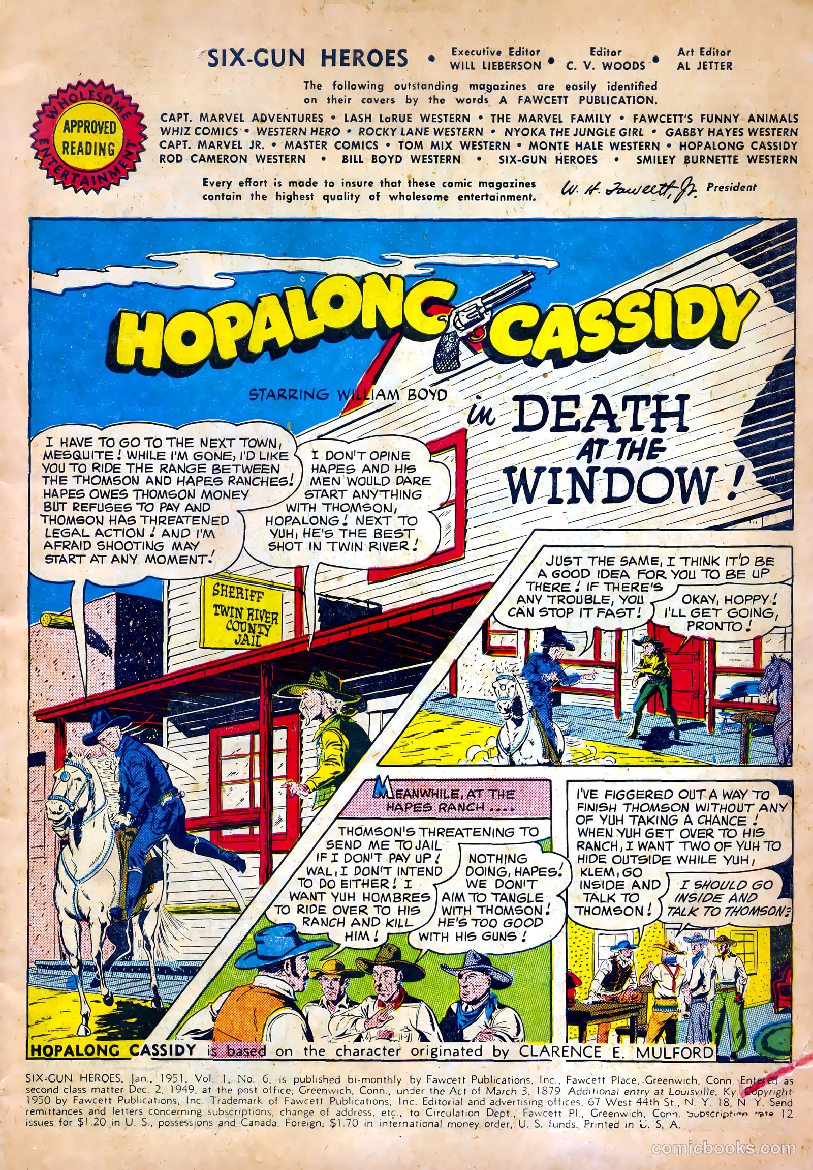 Six-Gun Heroes #6 (1951) — page 3 of 36