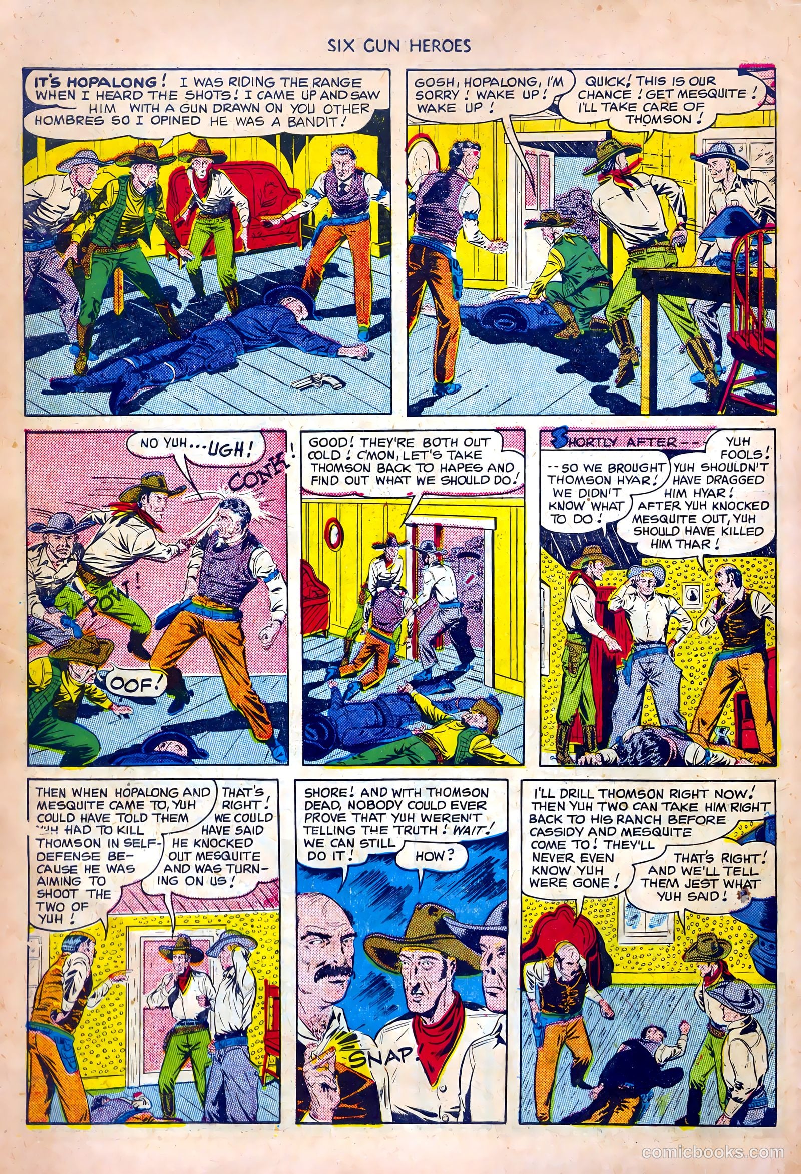 Six-Gun Heroes #6 (1951) — page 6 of 36