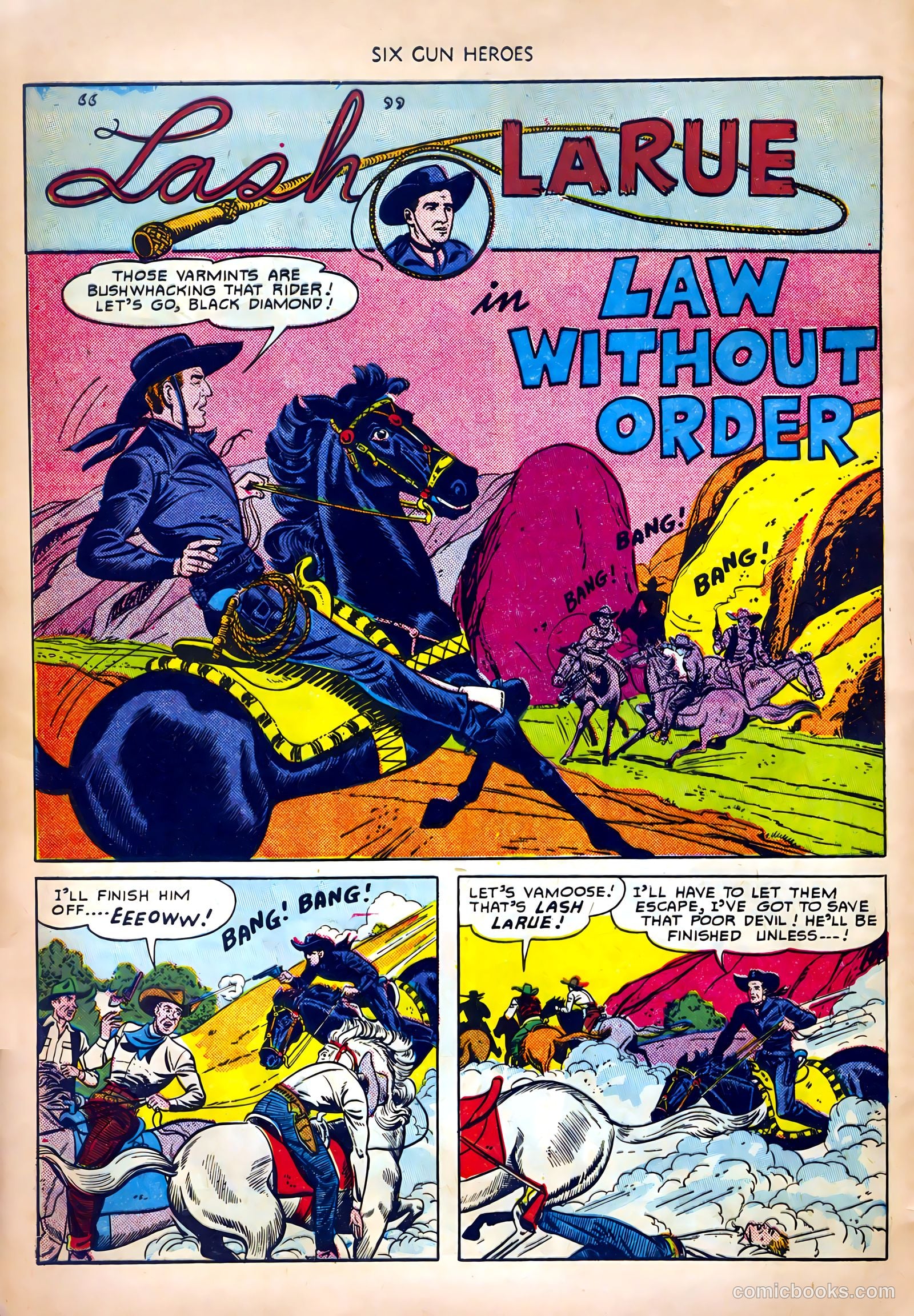 Six-Gun Heroes #6 (1951) — page 8 of 36