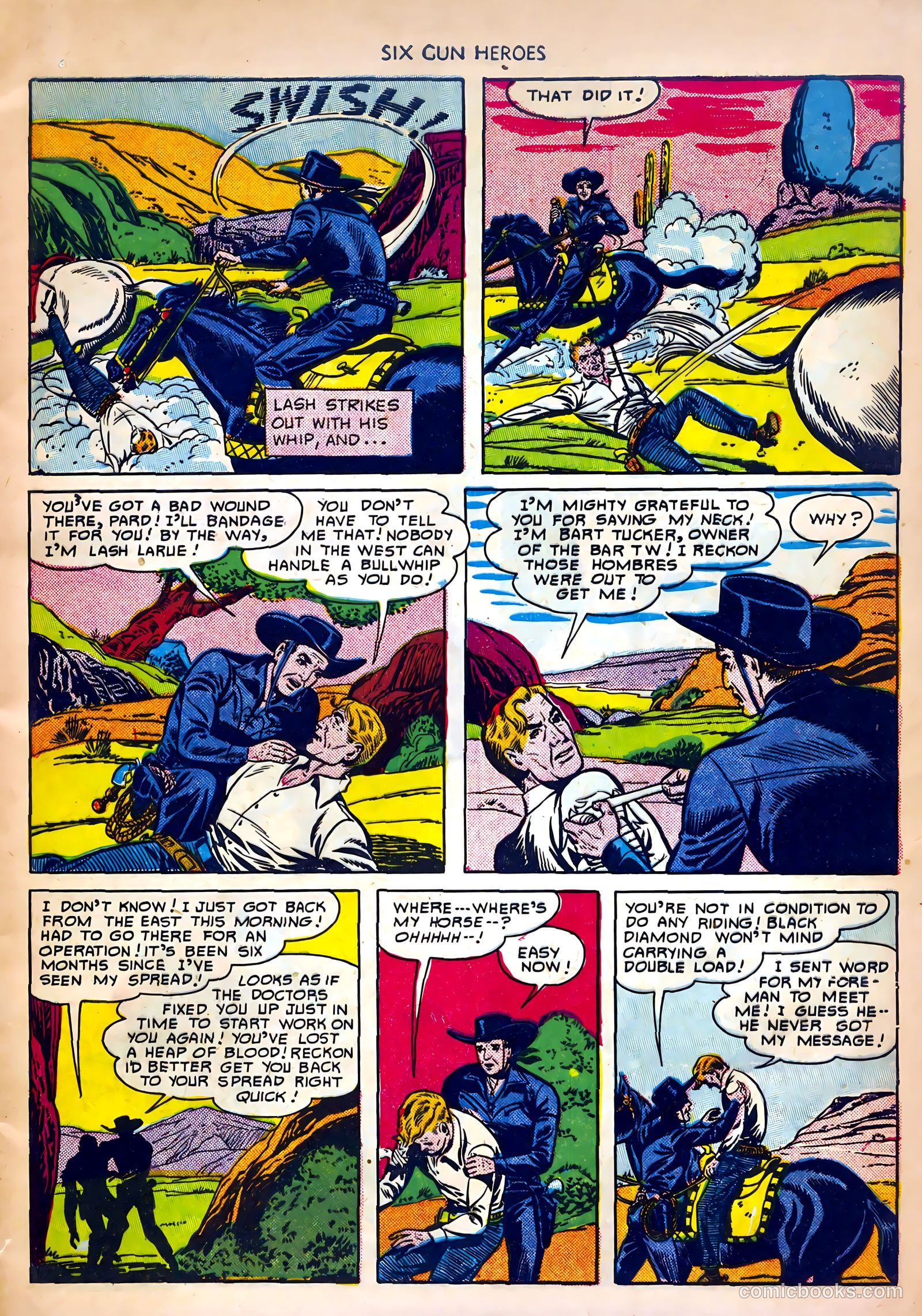 Six-Gun Heroes #6 (1951) — page 9 of 36