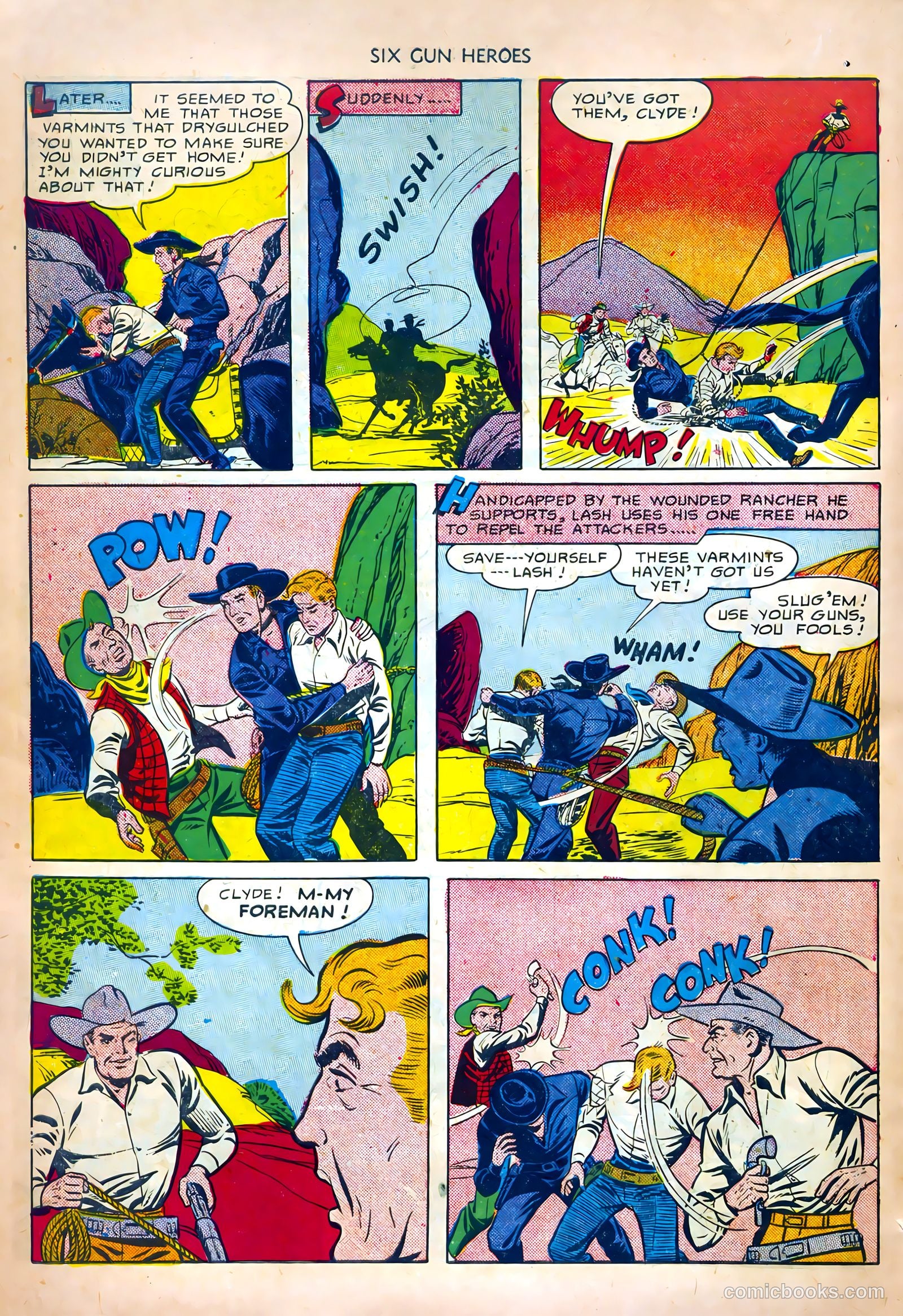 Six-Gun Heroes #6 (1951) — page 10 of 36