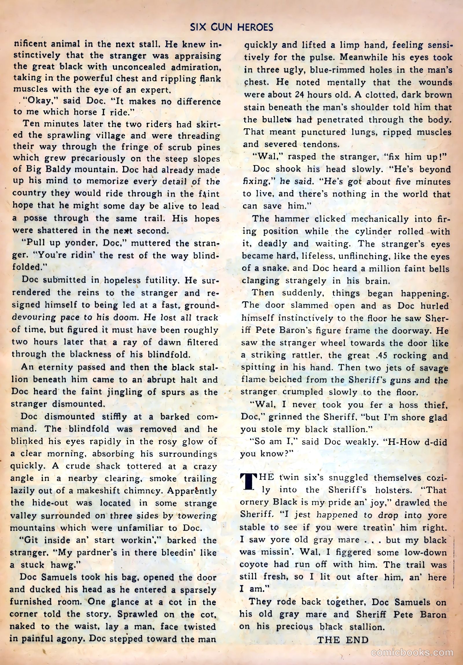 Six-Gun Heroes #6 (1951) — page 17 of 36