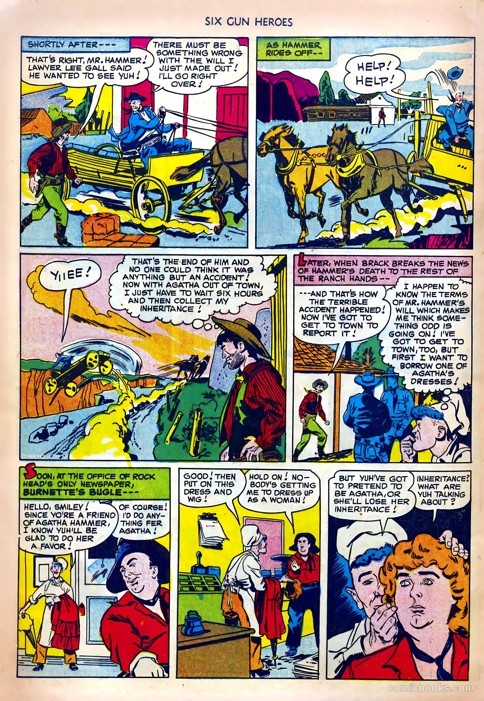 Six-Gun Heroes #6 (1951) — page 20 of 36