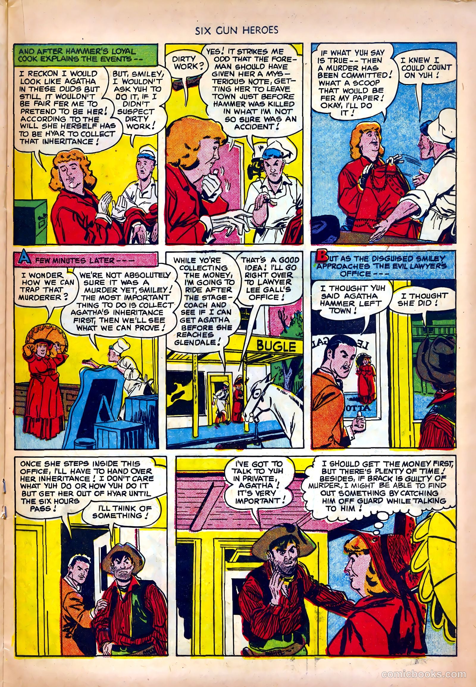 Six-Gun Heroes #6 (1951) — page 21 of 36