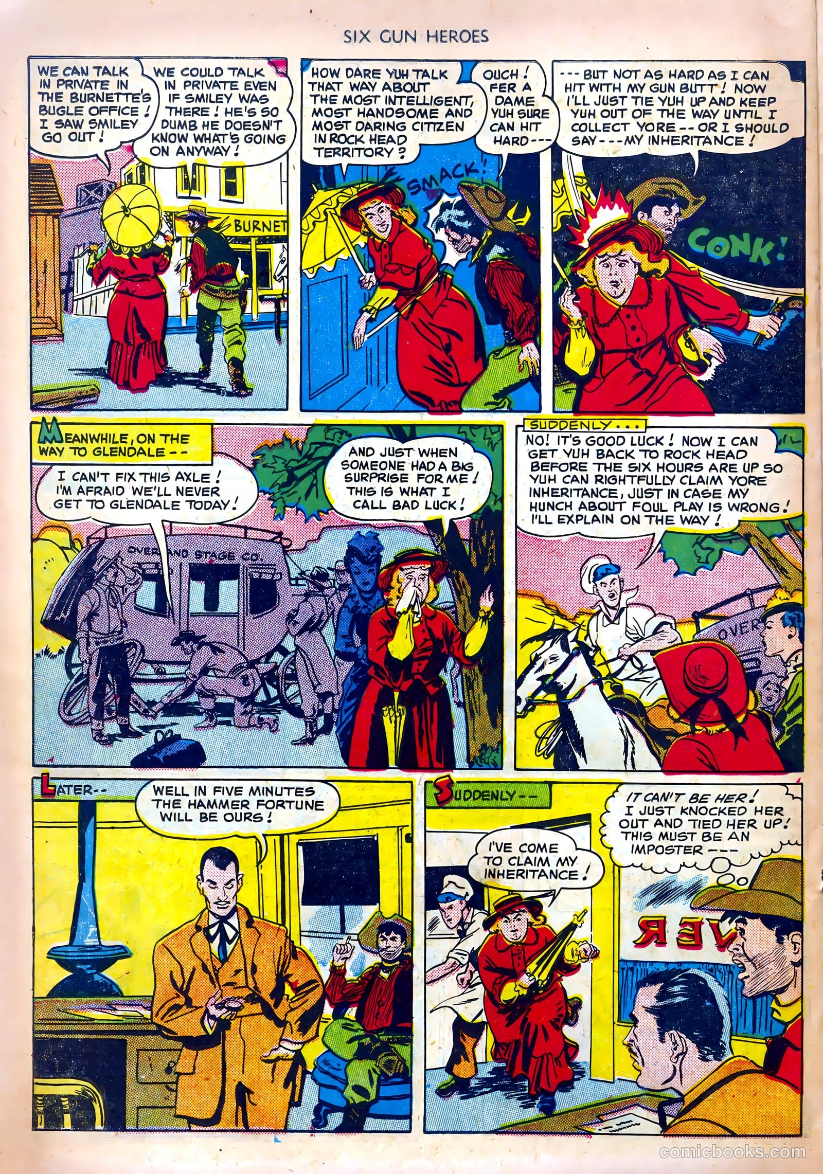 Six-Gun Heroes #6 (1951) — page 22 of 36