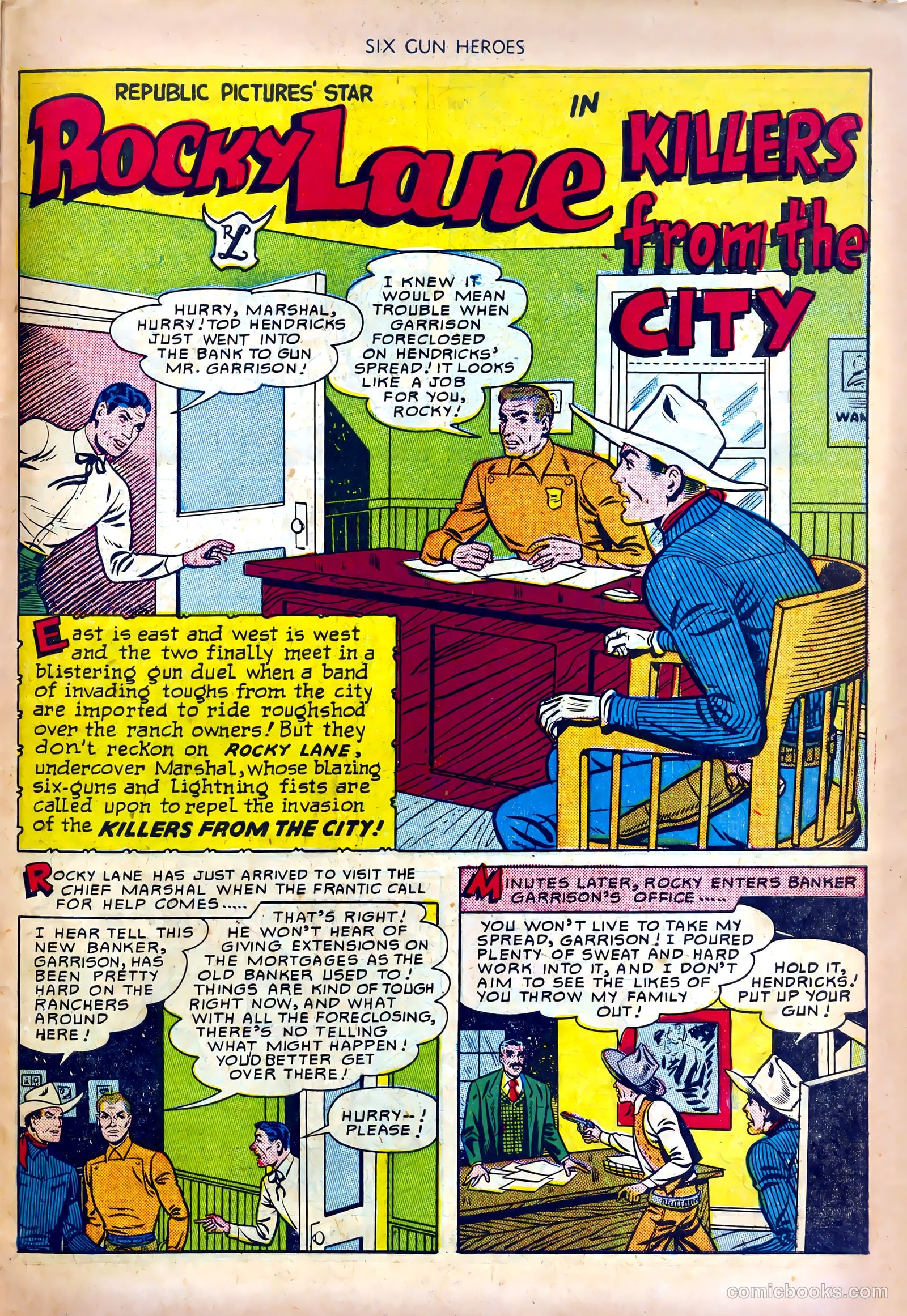 Six-Gun Heroes #6 (1951) — page 27 of 36
