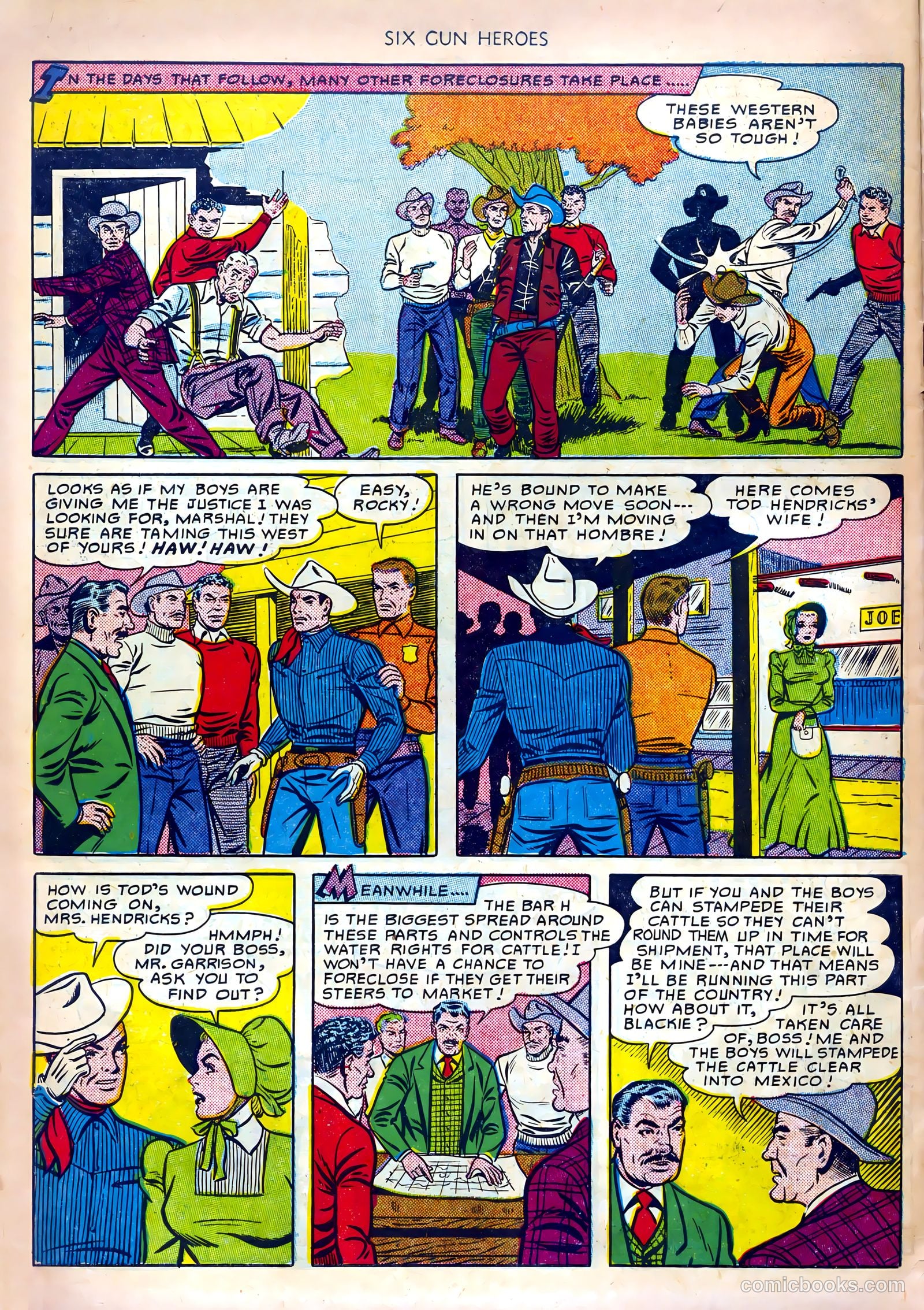 Six-Gun Heroes #6 (1951) — page 30 of 36