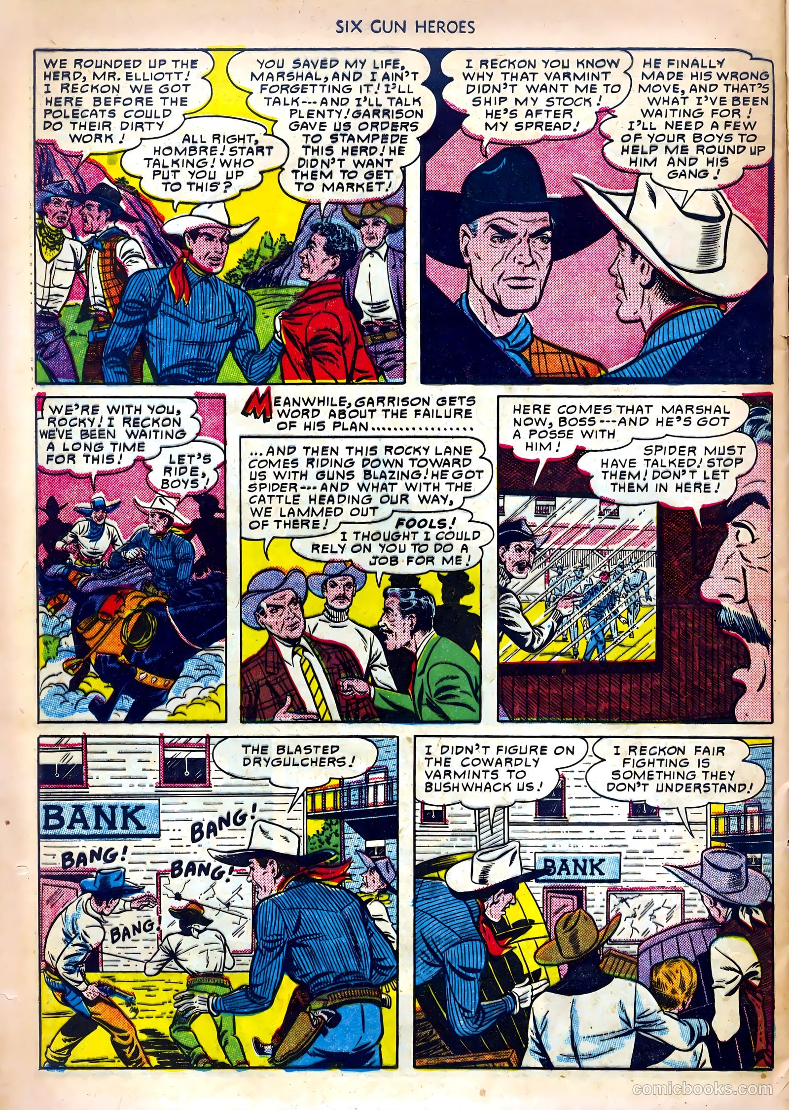 Six-Gun Heroes #6 (1951) — page 32 of 36
