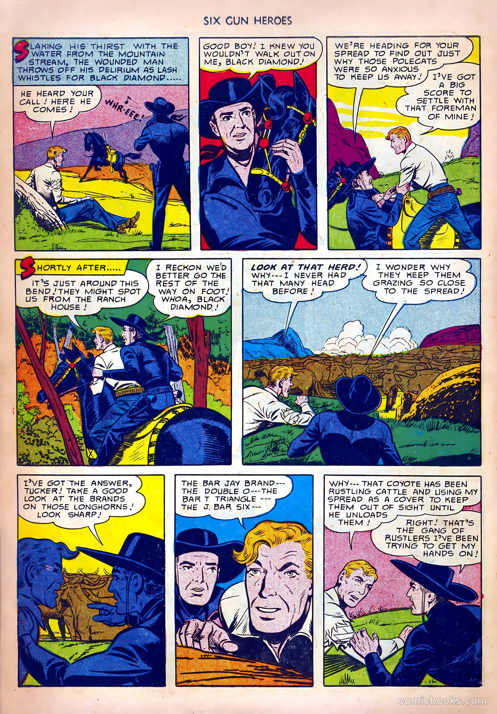 Six-Gun Heroes #6 (1951) — page 14 of 36