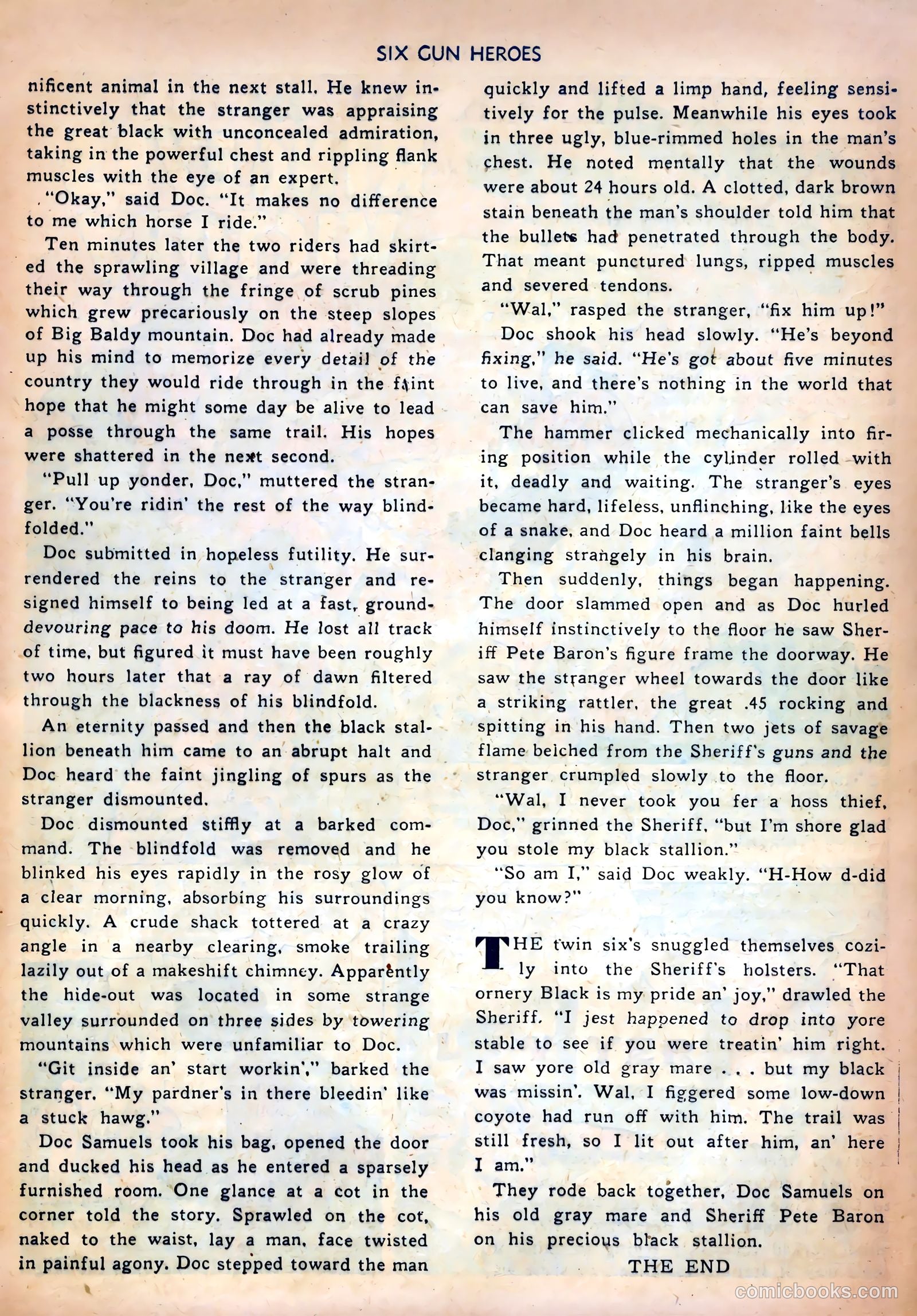 Six-Gun Heroes #6 (1951) — page 17 of 36