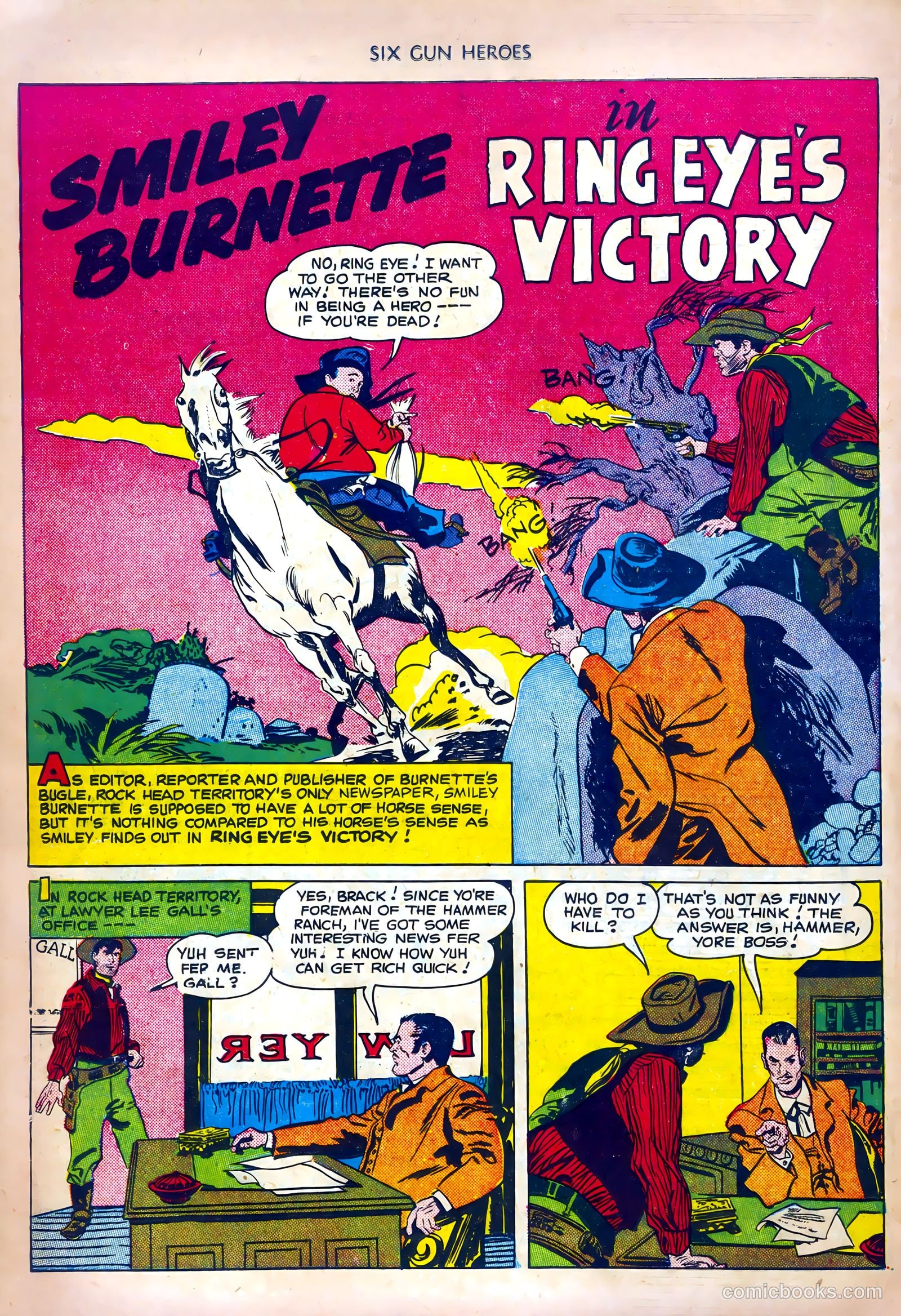 Six-Gun Heroes #6 (1951) — page 18 of 36
