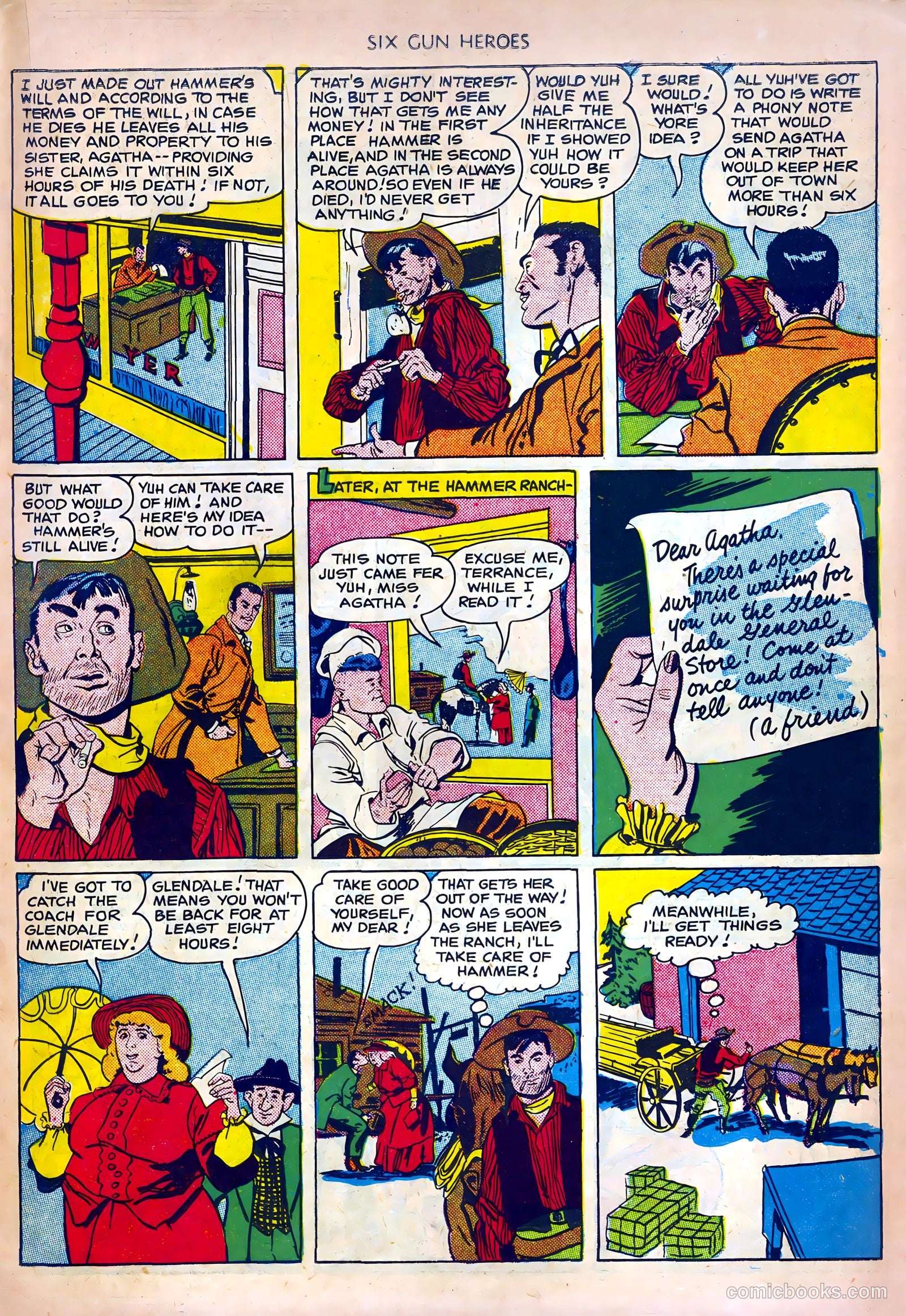 Six-Gun Heroes #6 (1951) — page 19 of 36